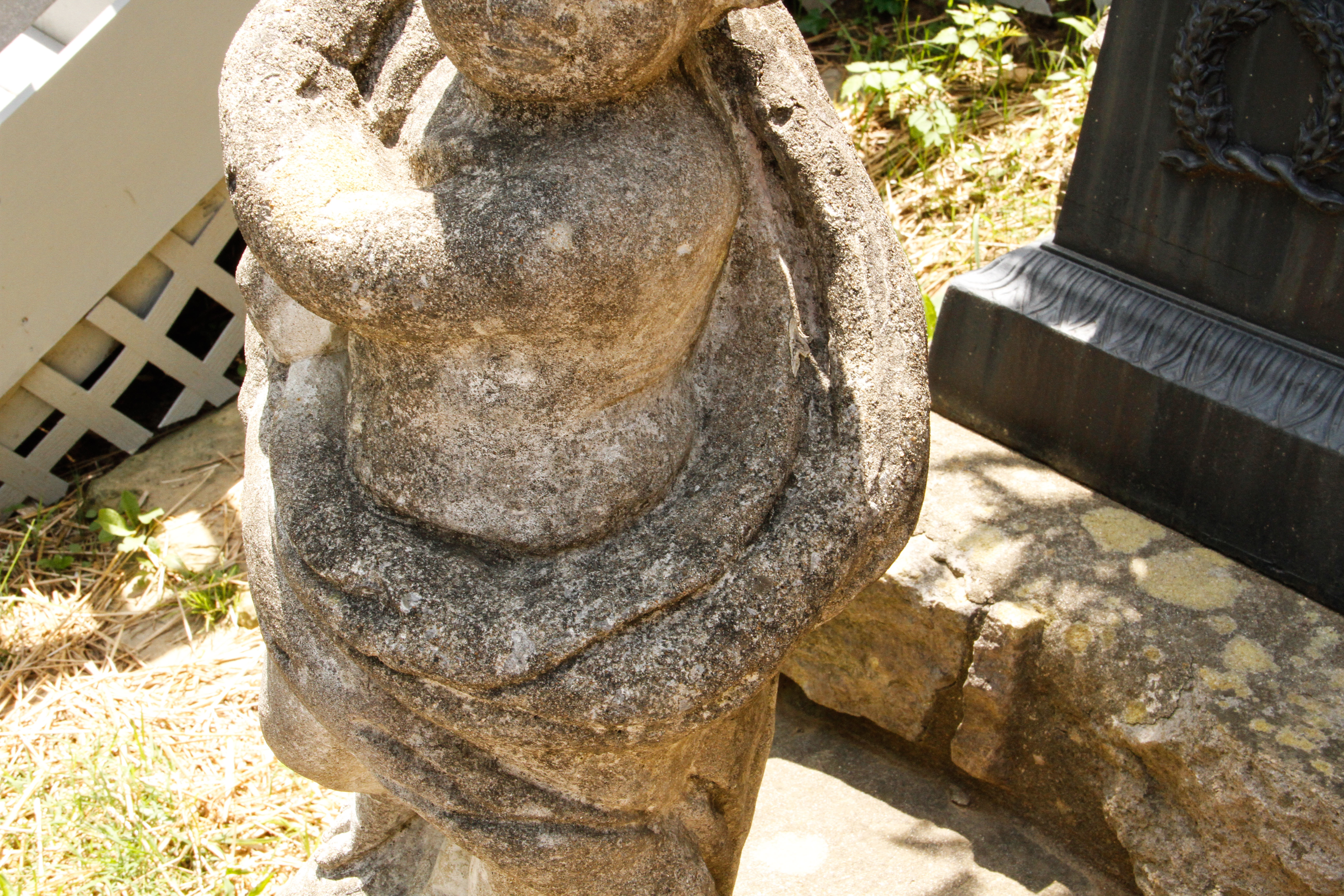 Concrete Cherub Garden Statues