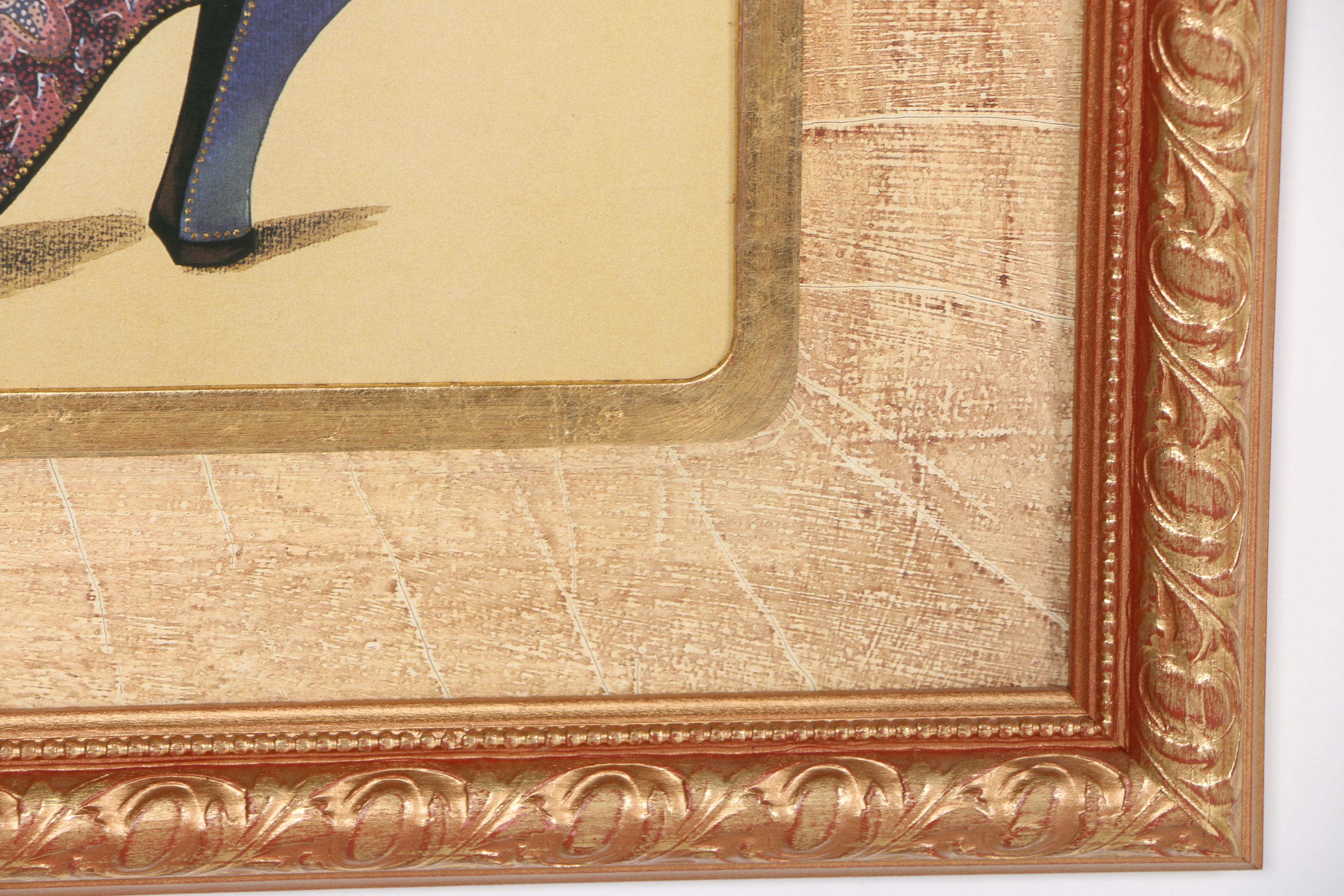 Fiona Saunders Offset Lithographs of Fashionable Footwear