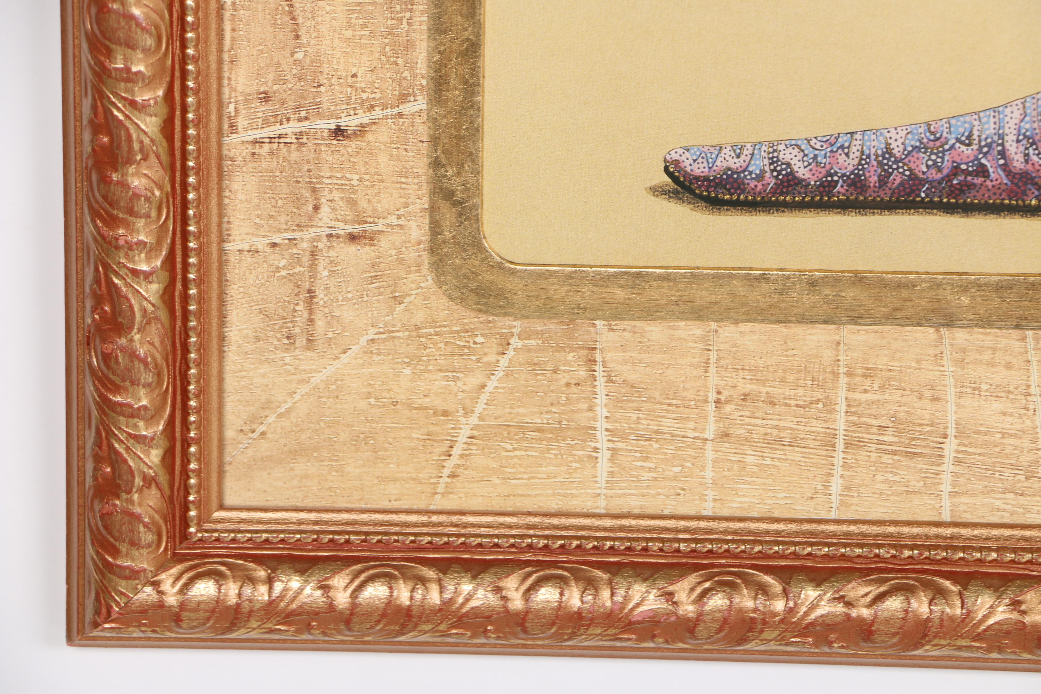 Fiona Saunders Offset Lithographs of Fashionable Footwear