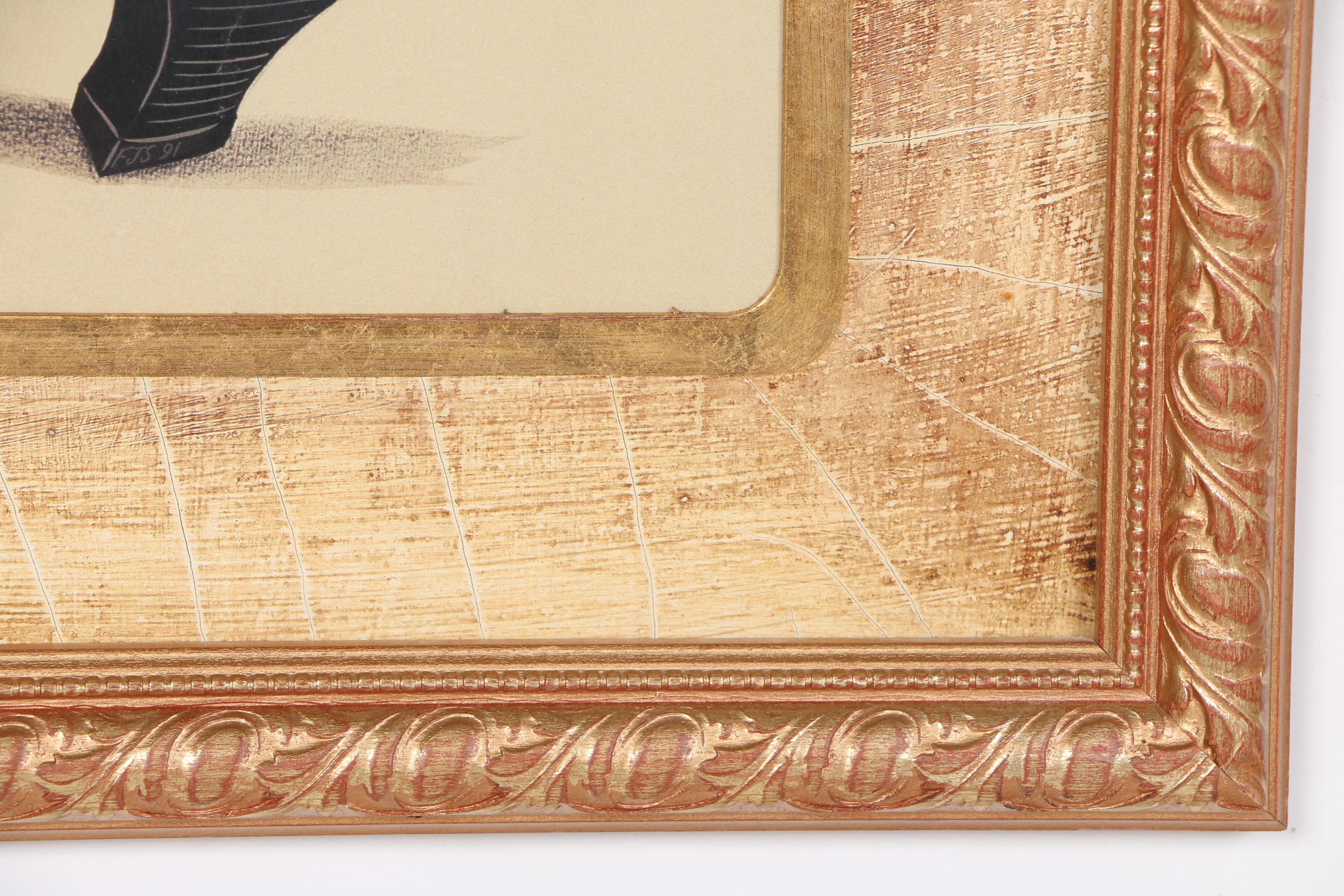 Fiona Saunders Offset Lithographs of Fashionable Footwear