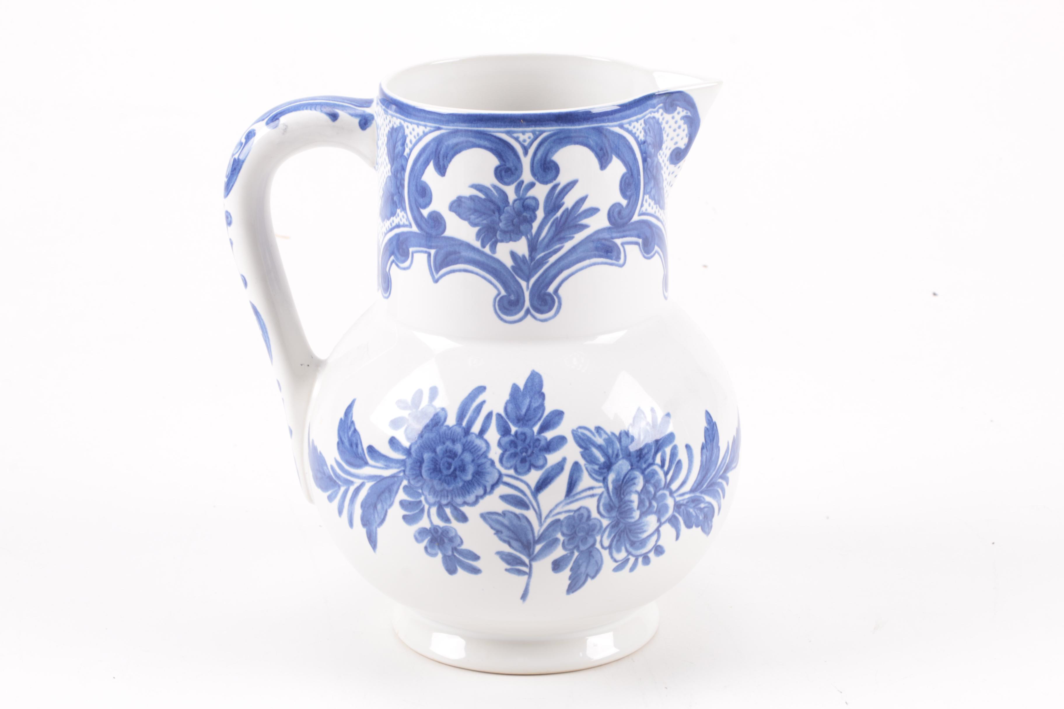 Tiffany & Co. "Tiffany Delft" Pitcher