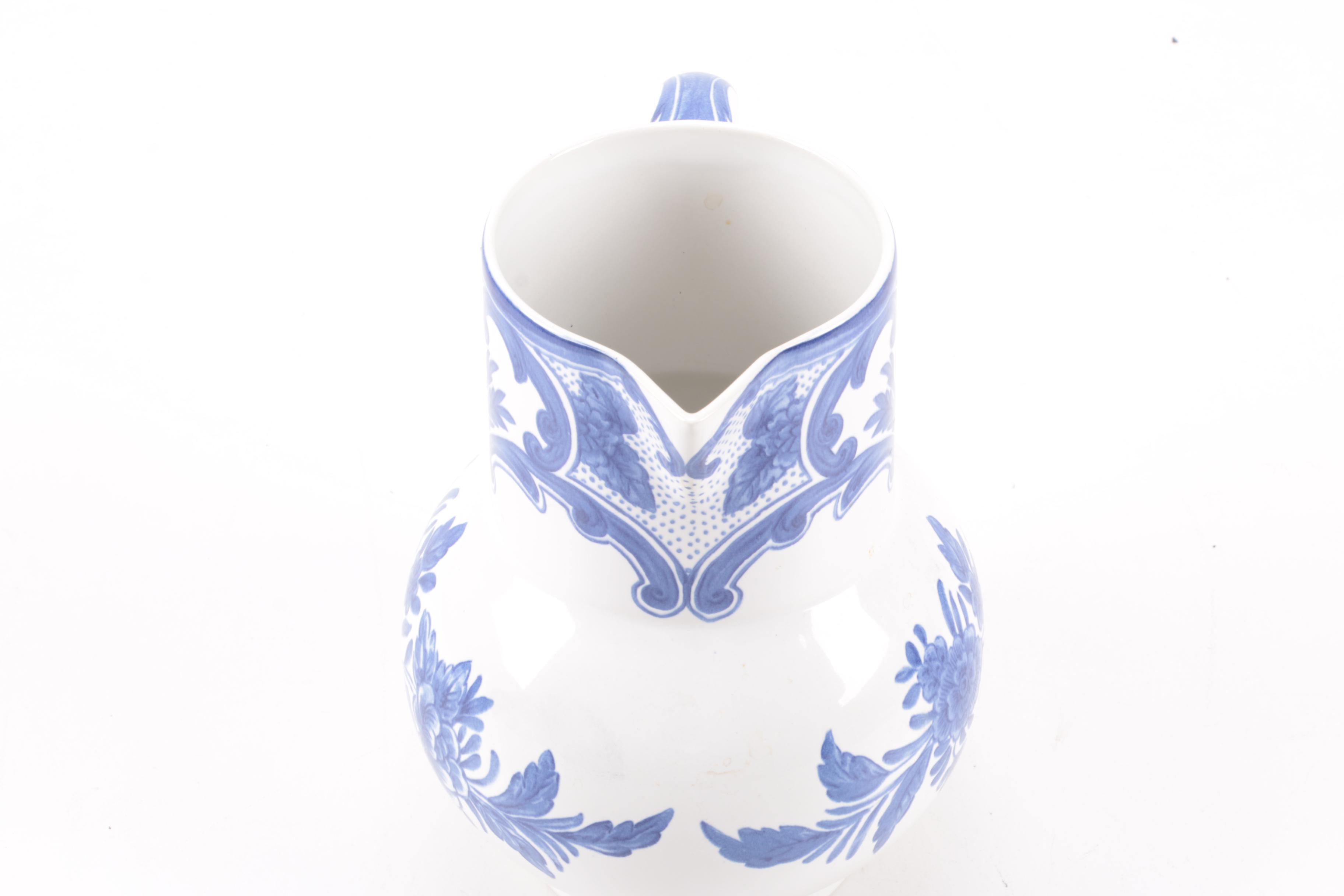 Tiffany & Co. "Tiffany Delft" Pitcher