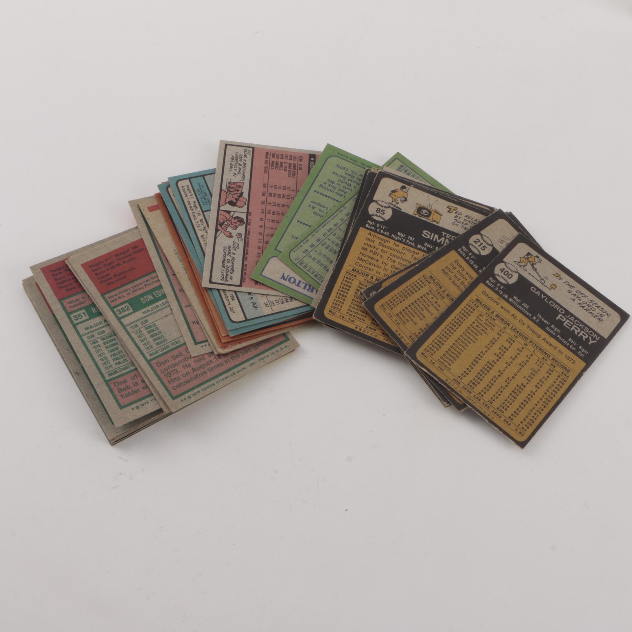 1970s Topps Baseball Cards