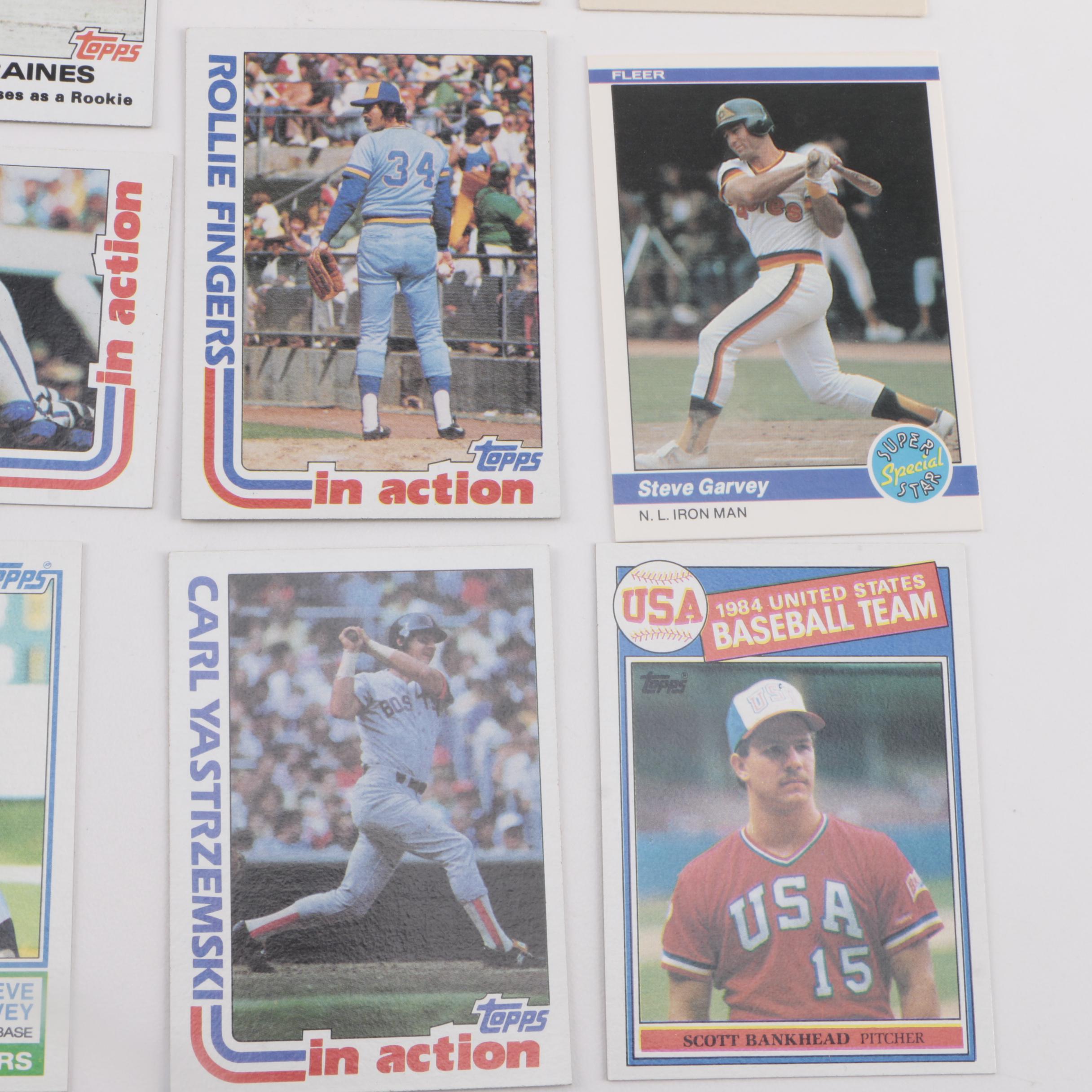 Collection of 1970s and 1980s Baseball Cards