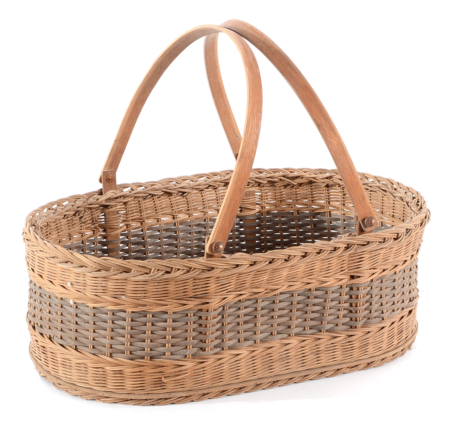 Two Hand Woven Baskets