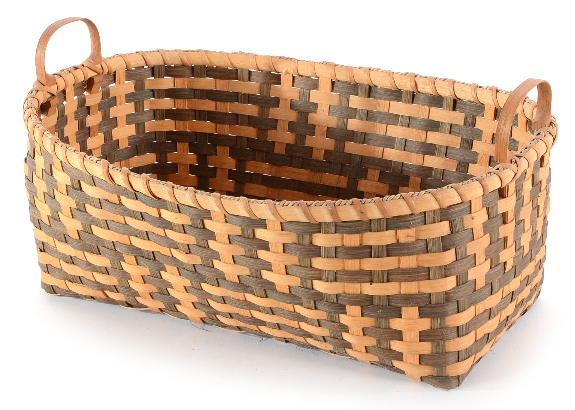 Two Native American Woven Baskets