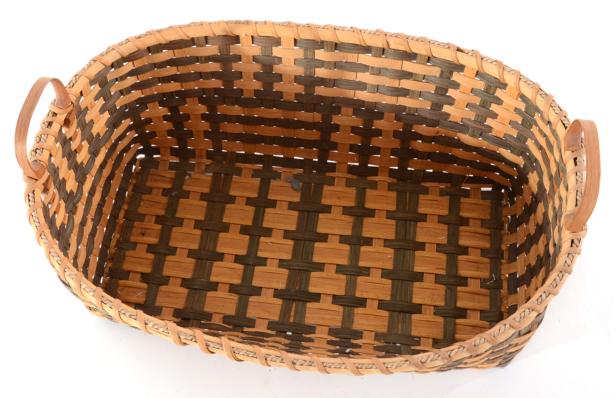 Two Native American Woven Baskets