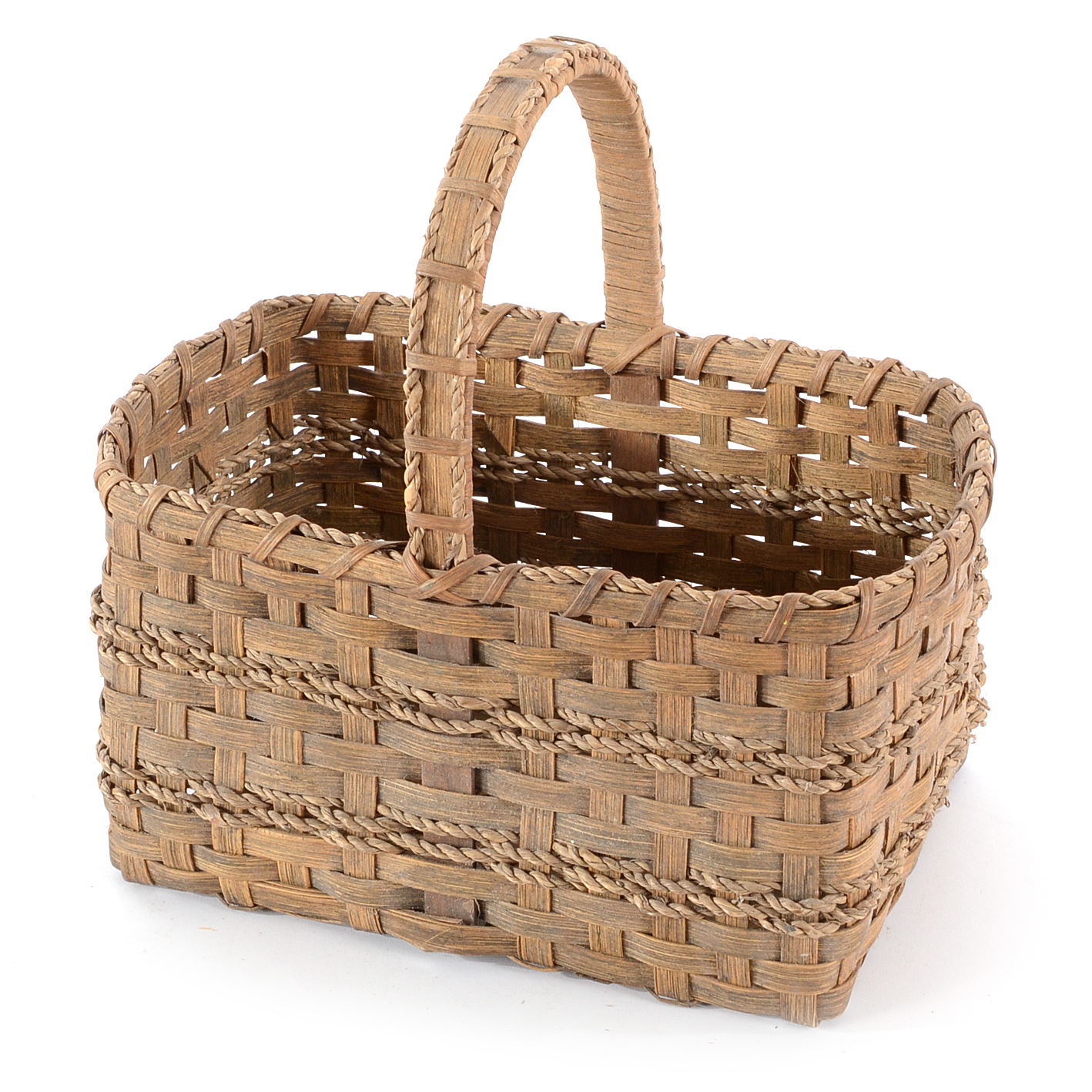 Three Hand Woven Baskets
