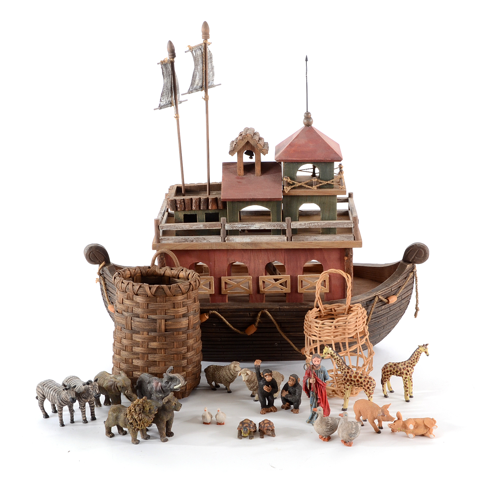 Noah's Ark with Ten Pairs of Animals