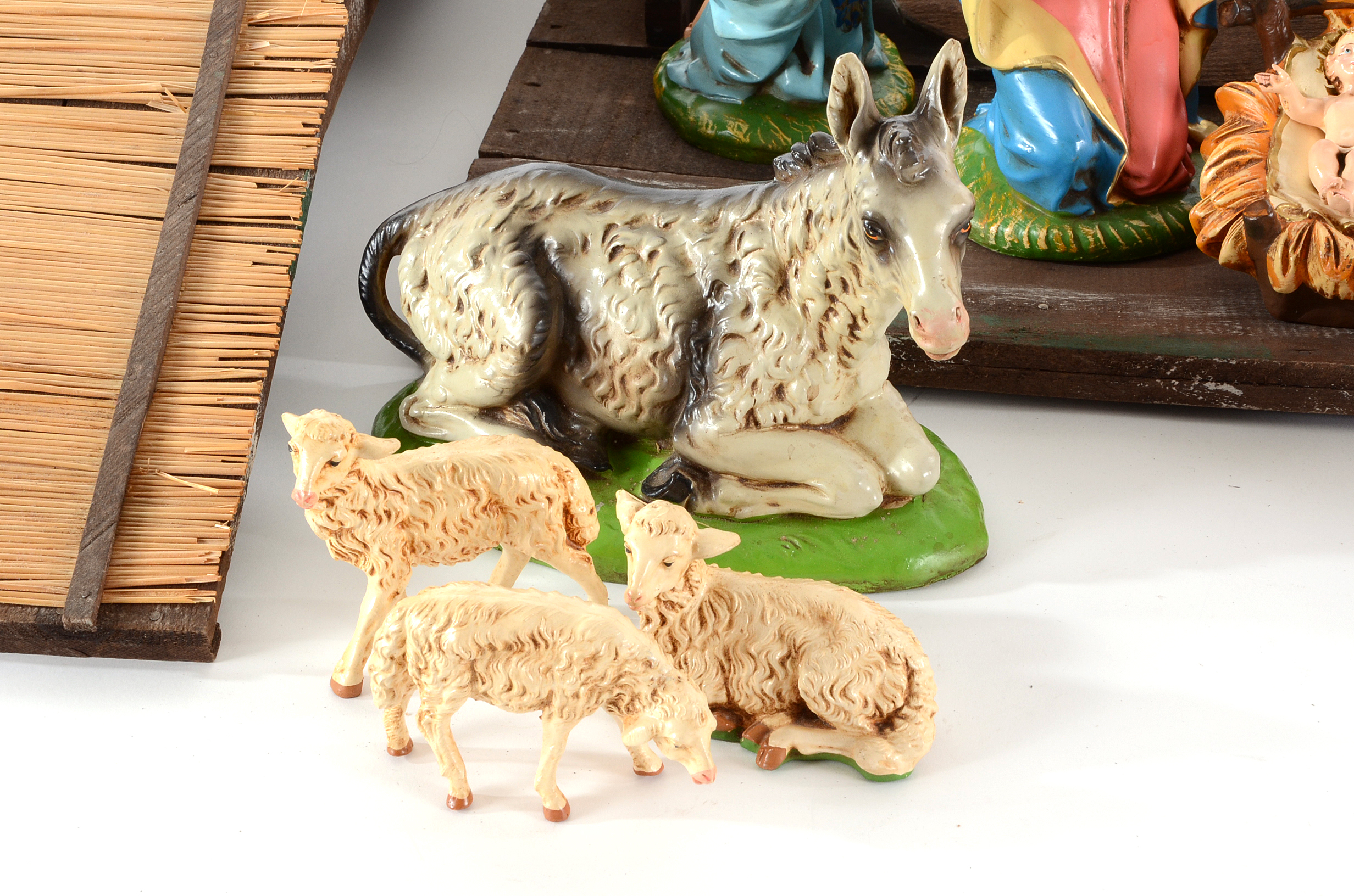 Vintage Italian Nativity Creche