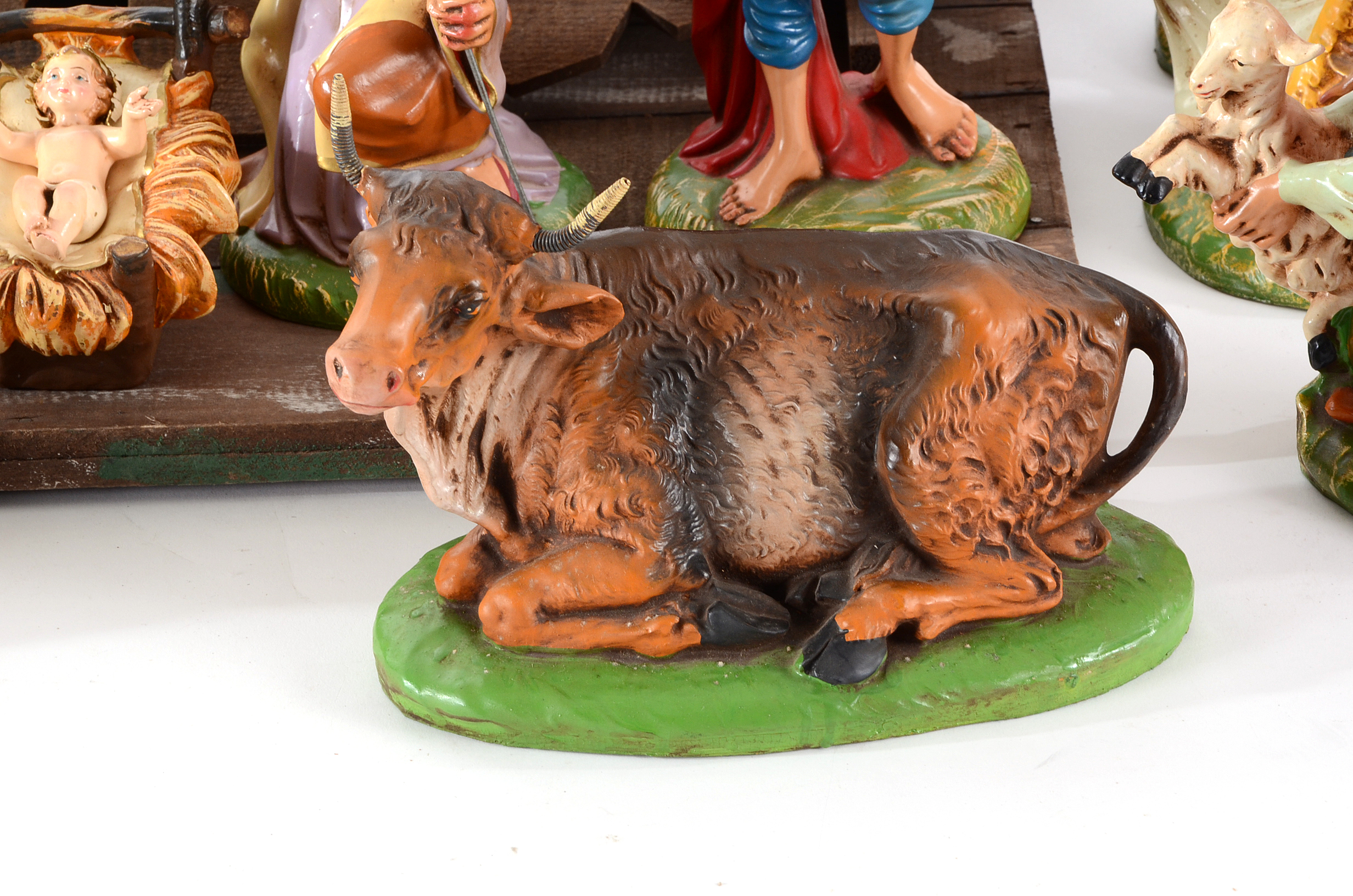 Vintage Italian Nativity Creche