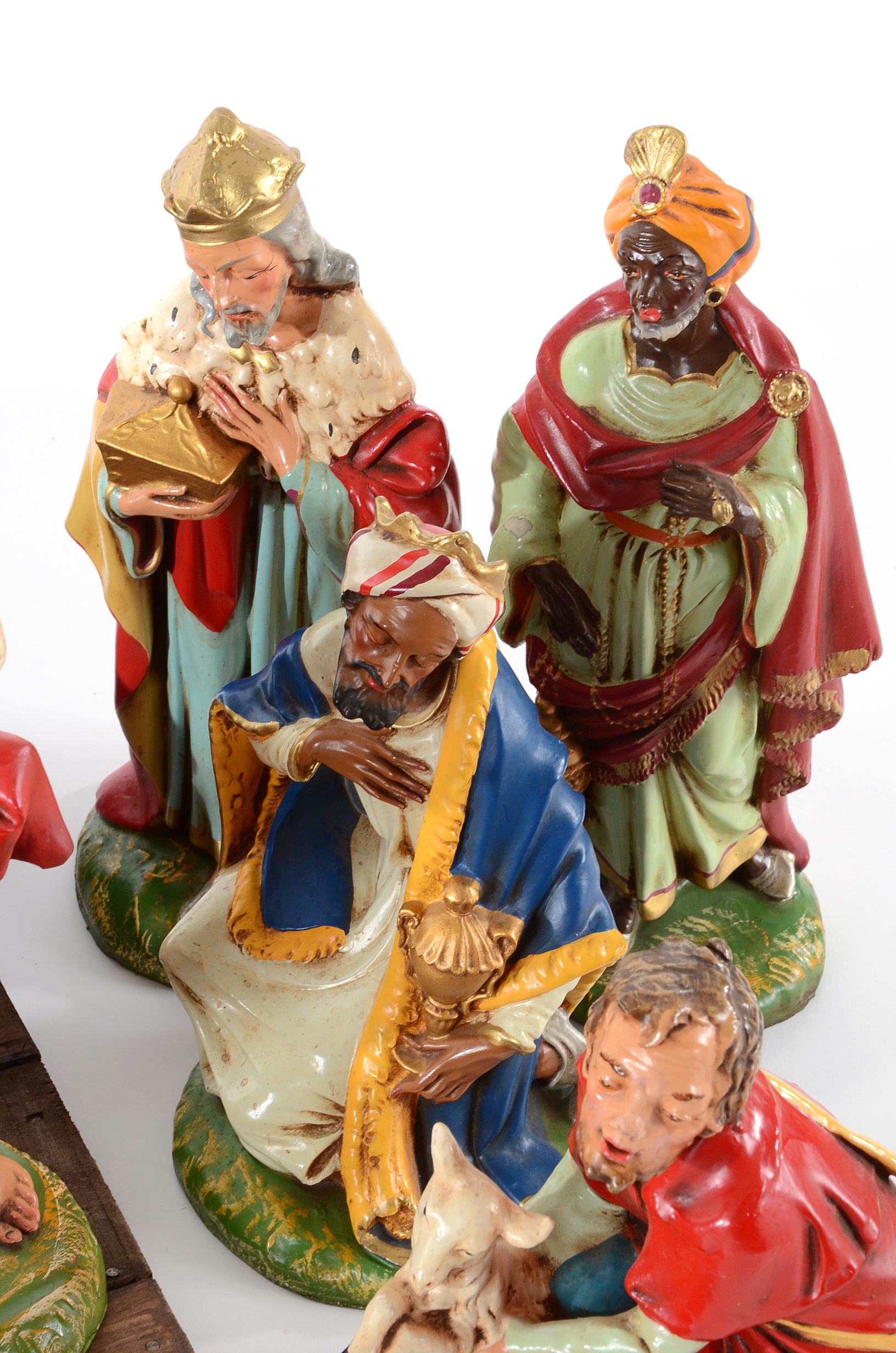Vintage Italian Nativity Creche