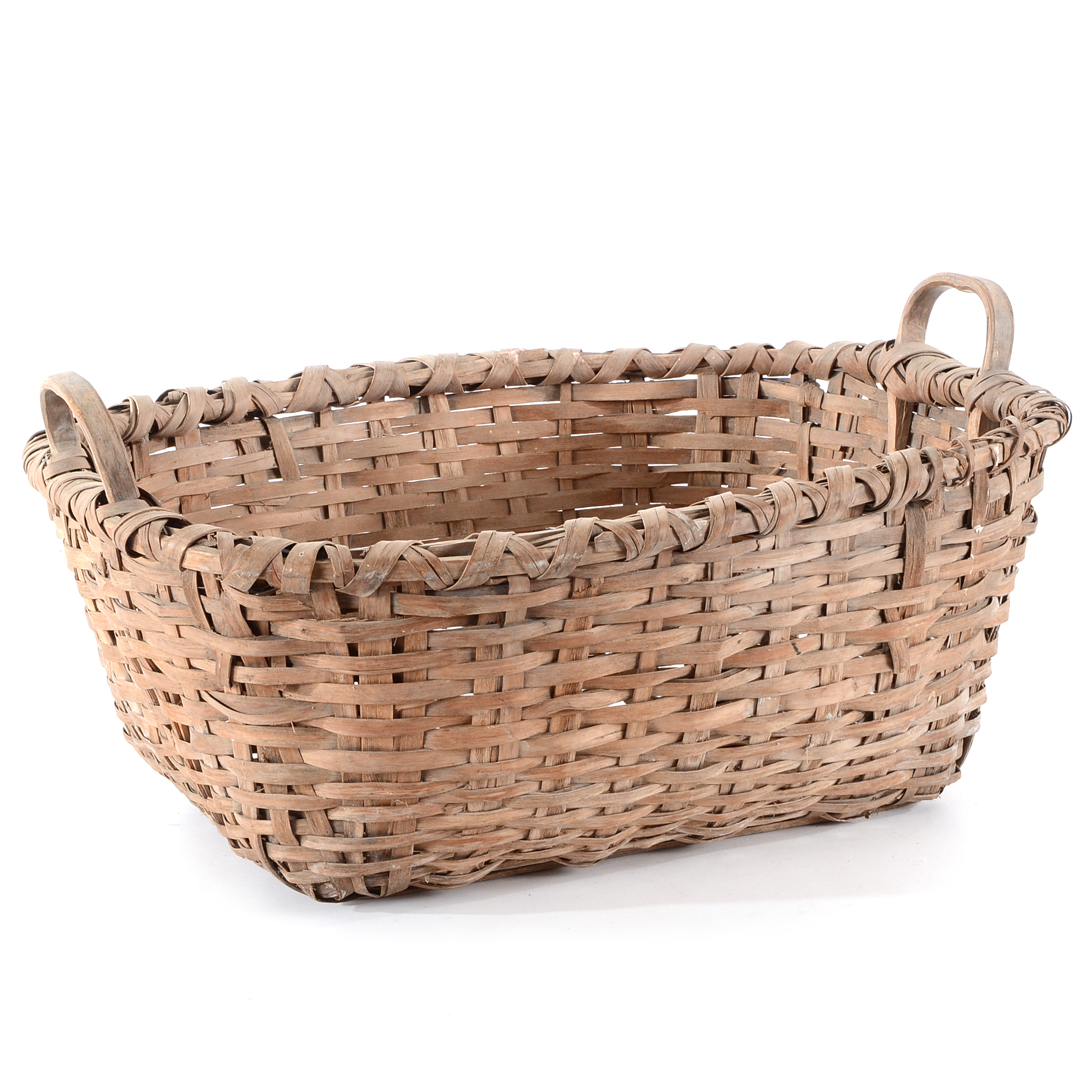 Large Hand Woven Basket