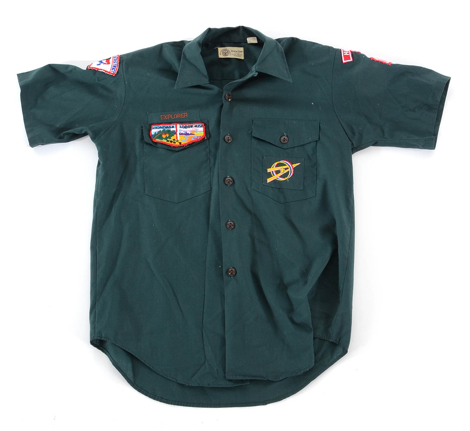 Boy Scouts of America “Explorer” Uniform with Toop  and Kiondaga Lodge Patches