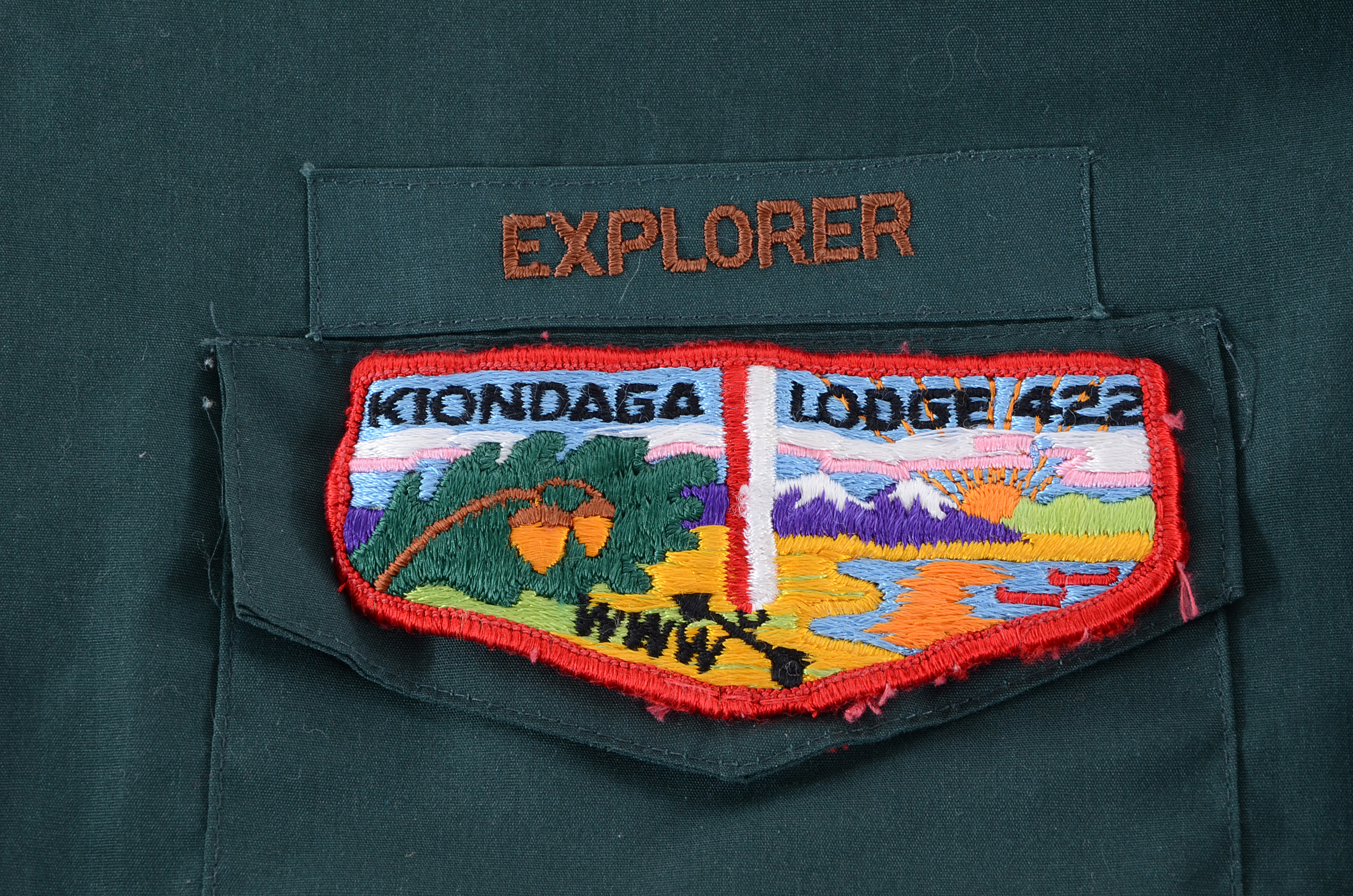 Boy Scouts of America “Explorer” Uniform with Toop  and Kiondaga Lodge Patches