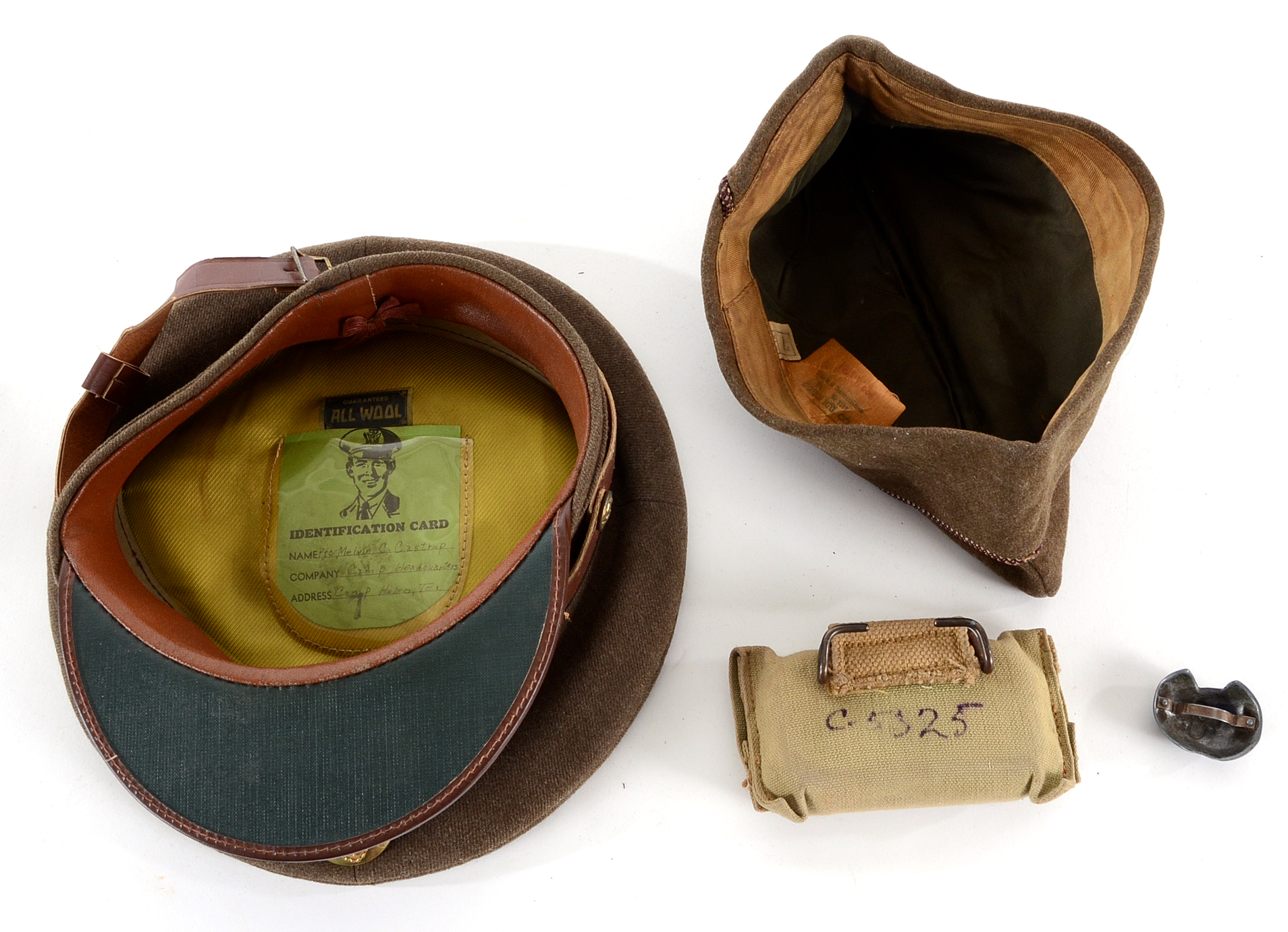 WWII Era Army Uniforms and Portable First Aid Kit
