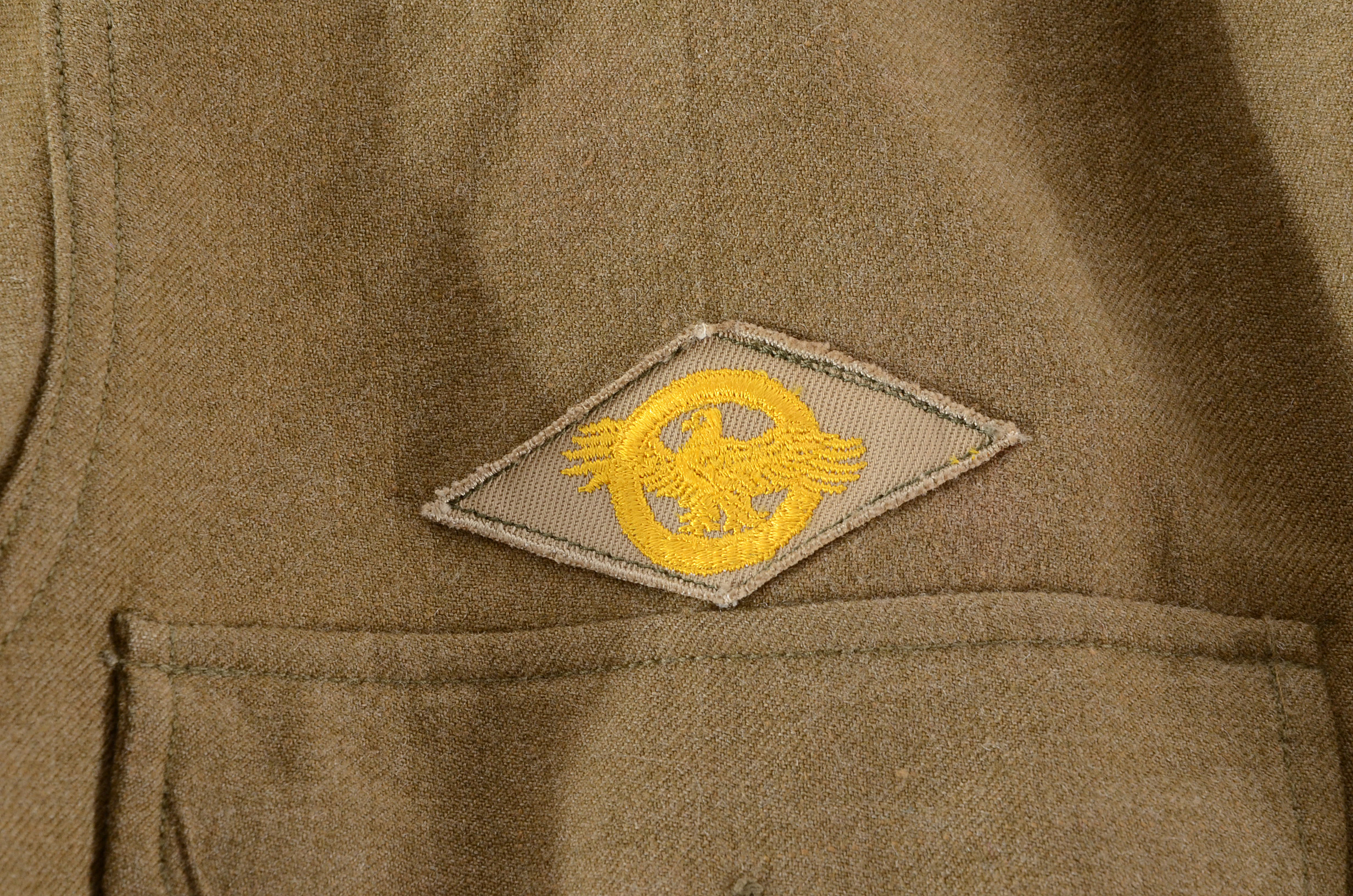 WWII Era Army Uniforms and Portable First Aid Kit