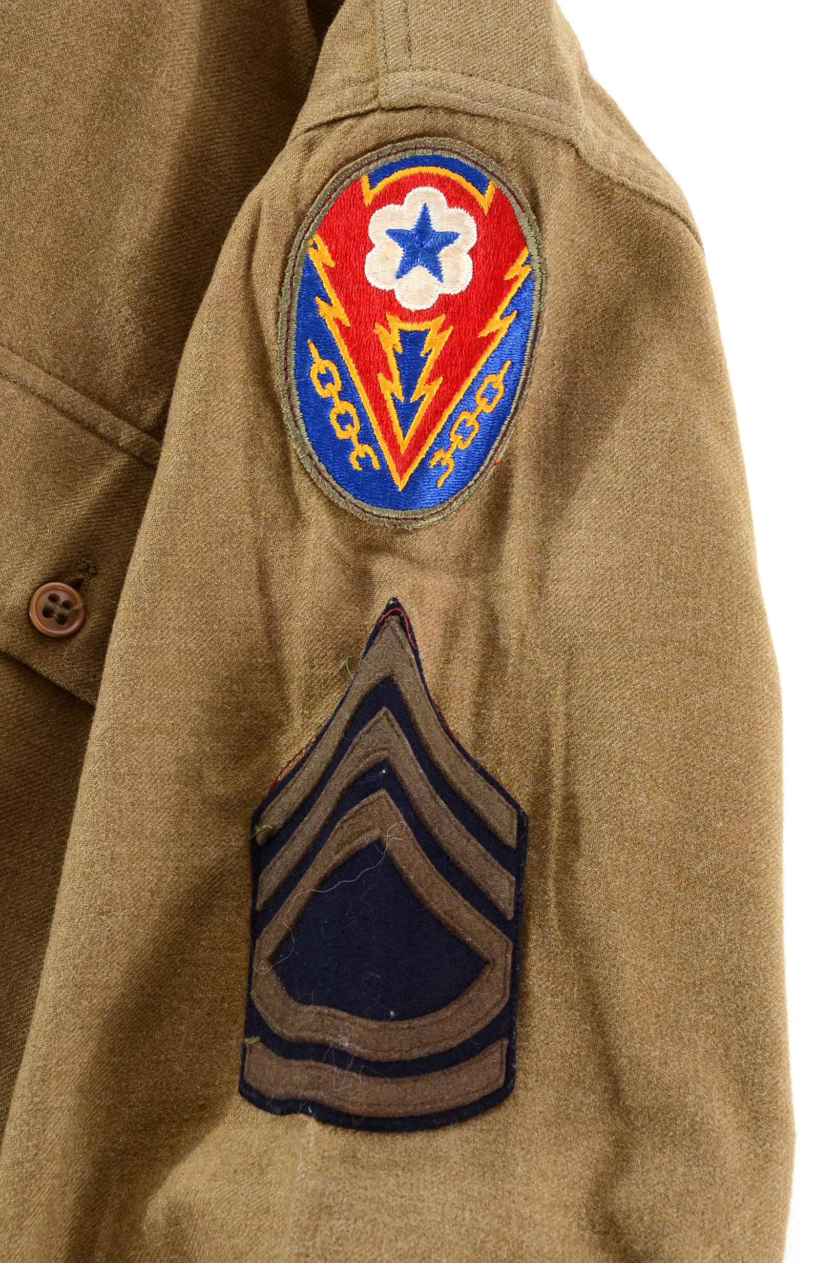 WWII Era Army Uniforms and Portable First Aid Kit