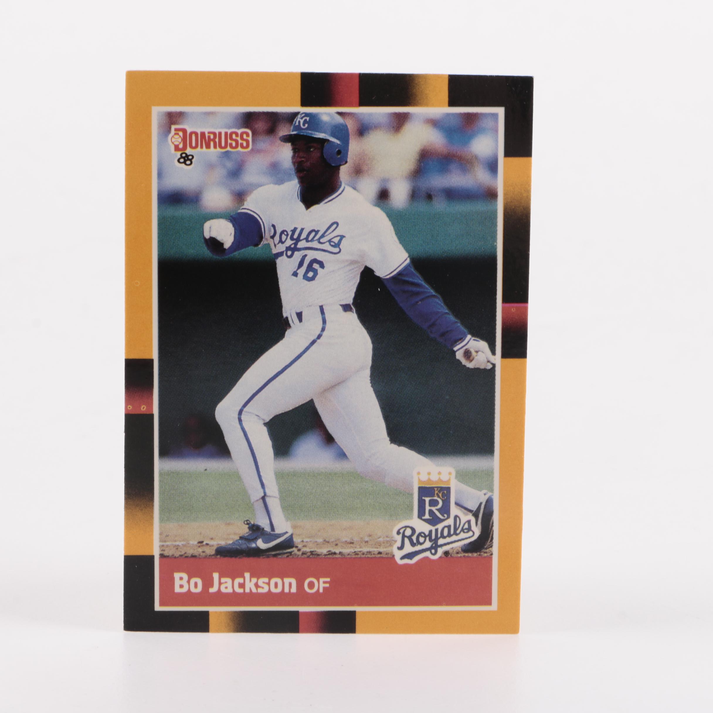 Bo Jackson Baseball and Football Cards