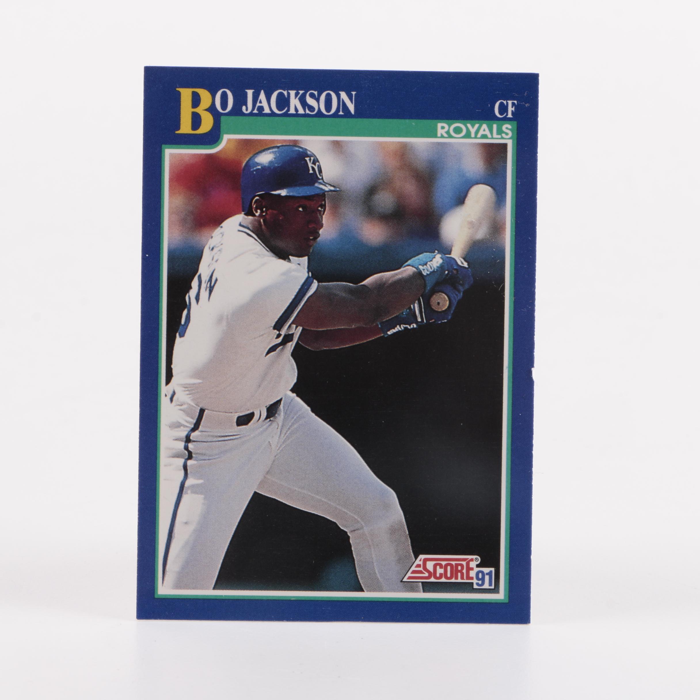 Bo Jackson Baseball and Football Cards