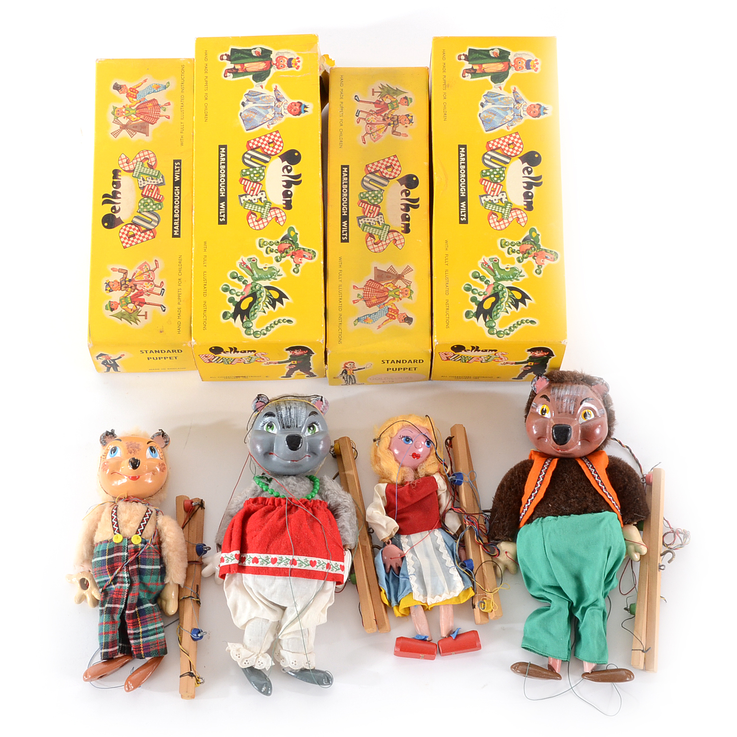 Pelham Godlilocks and the Three Bears Marionette Puppets