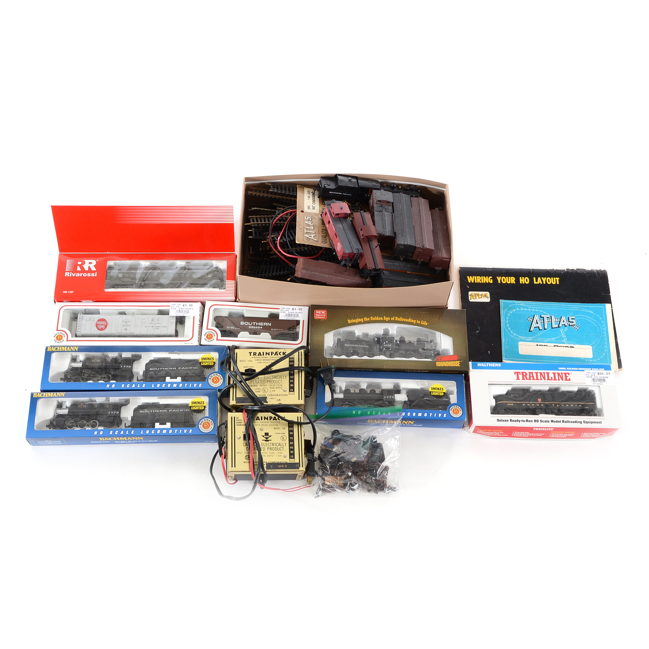 Collection of HO  Guage Trains and Accessories