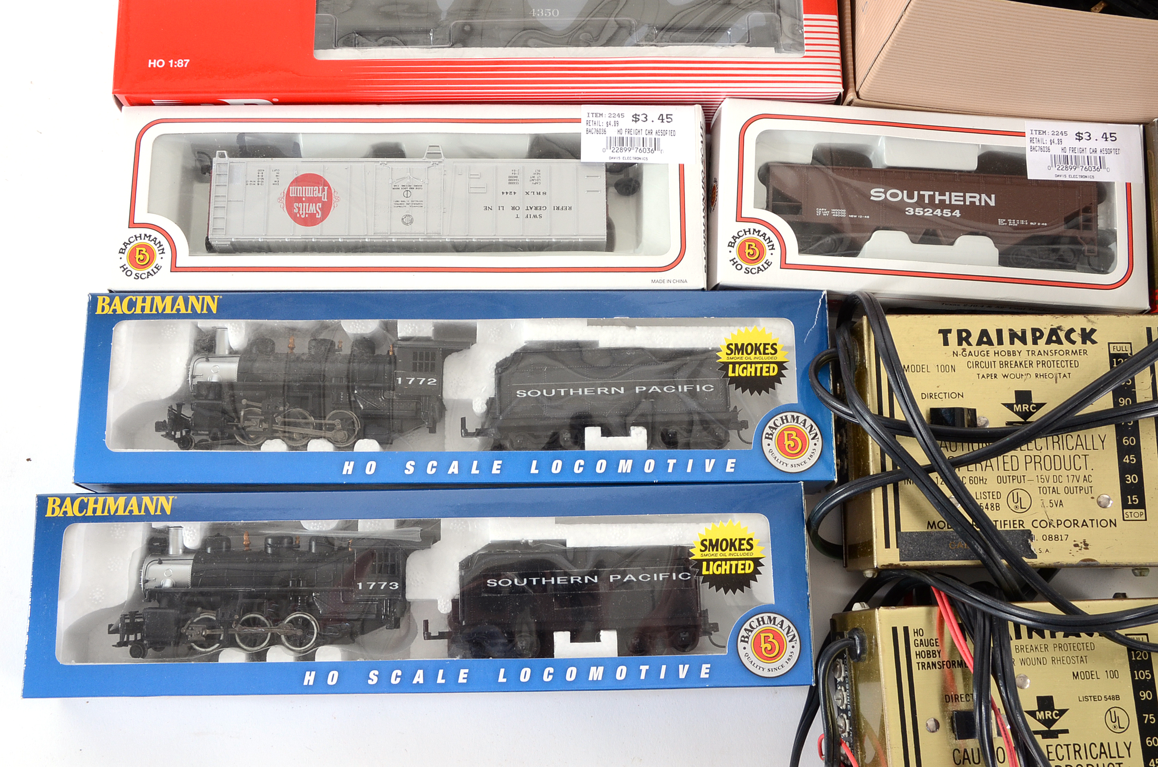 Collection of HO  Guage Trains and Accessories