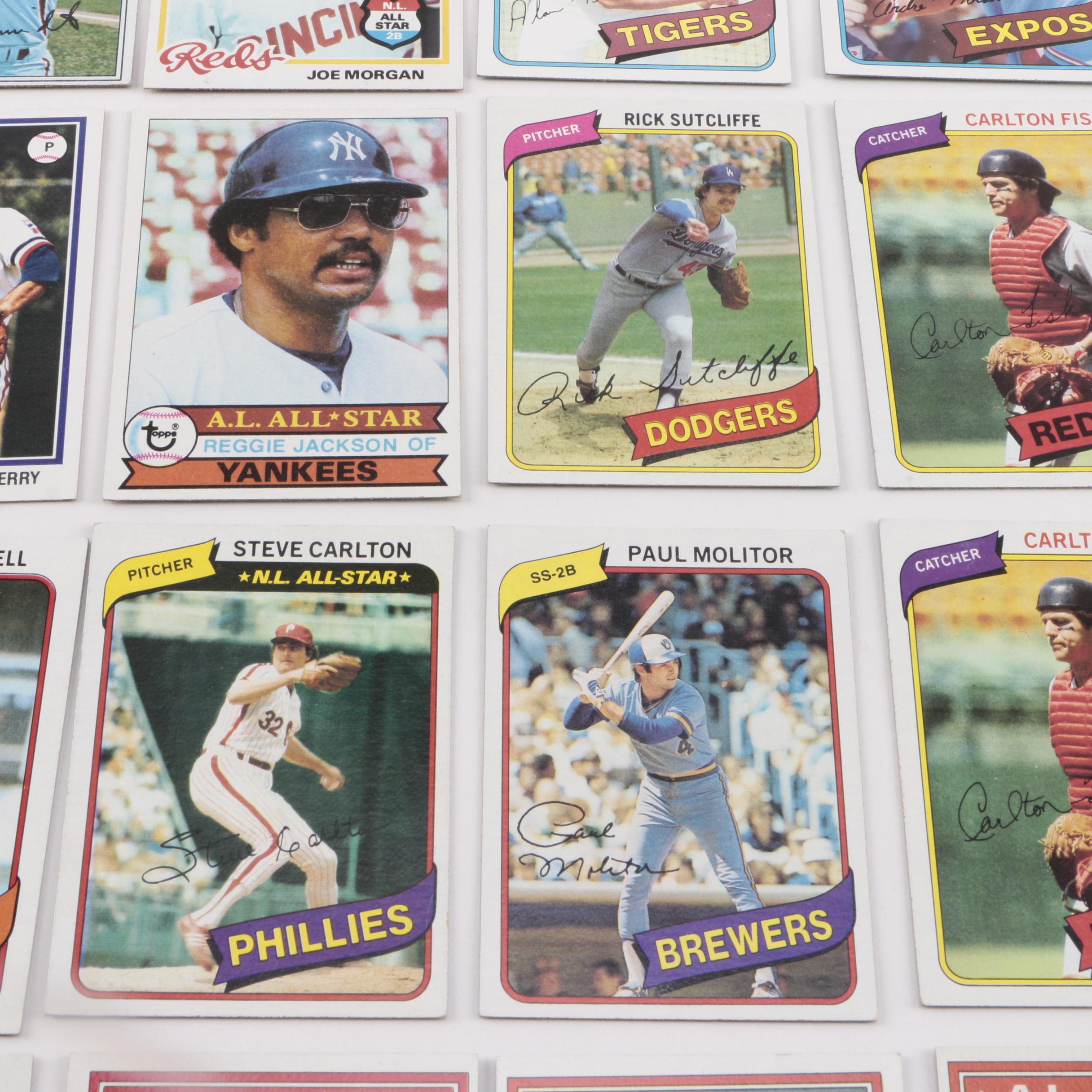 Collection of 1970s Topps Baseball Cards