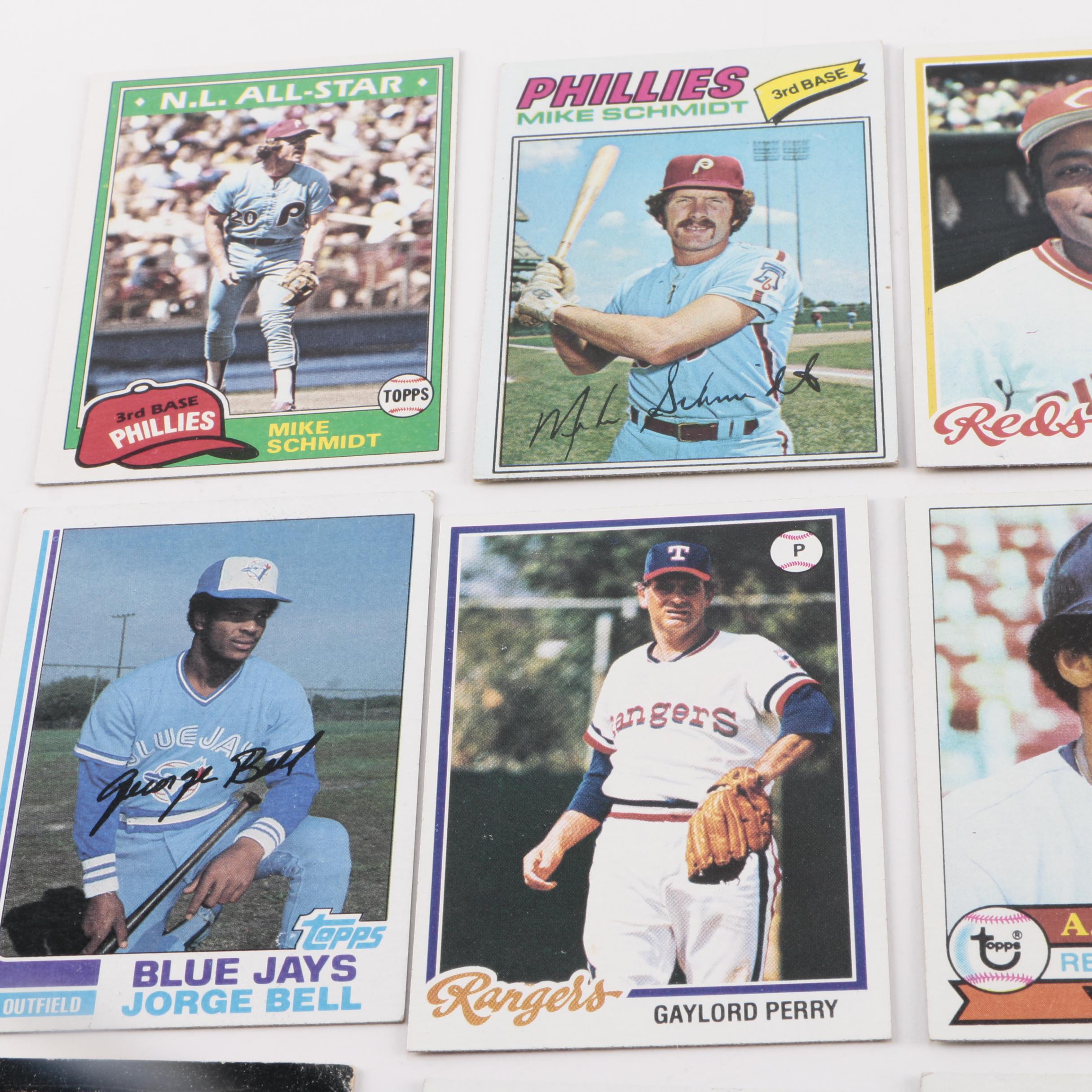 Collection of 1970s Topps Baseball Cards