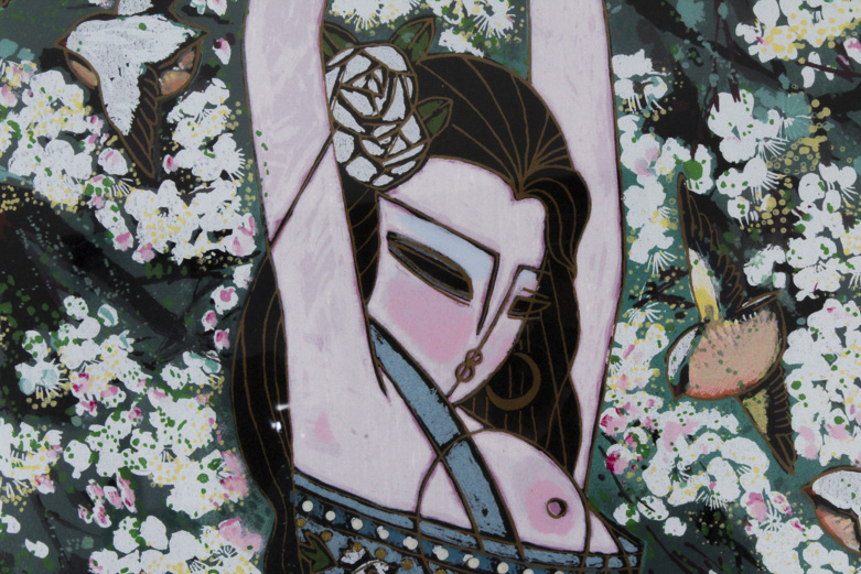 Tang Da-Kang Limited Edition Embellished Lithograph