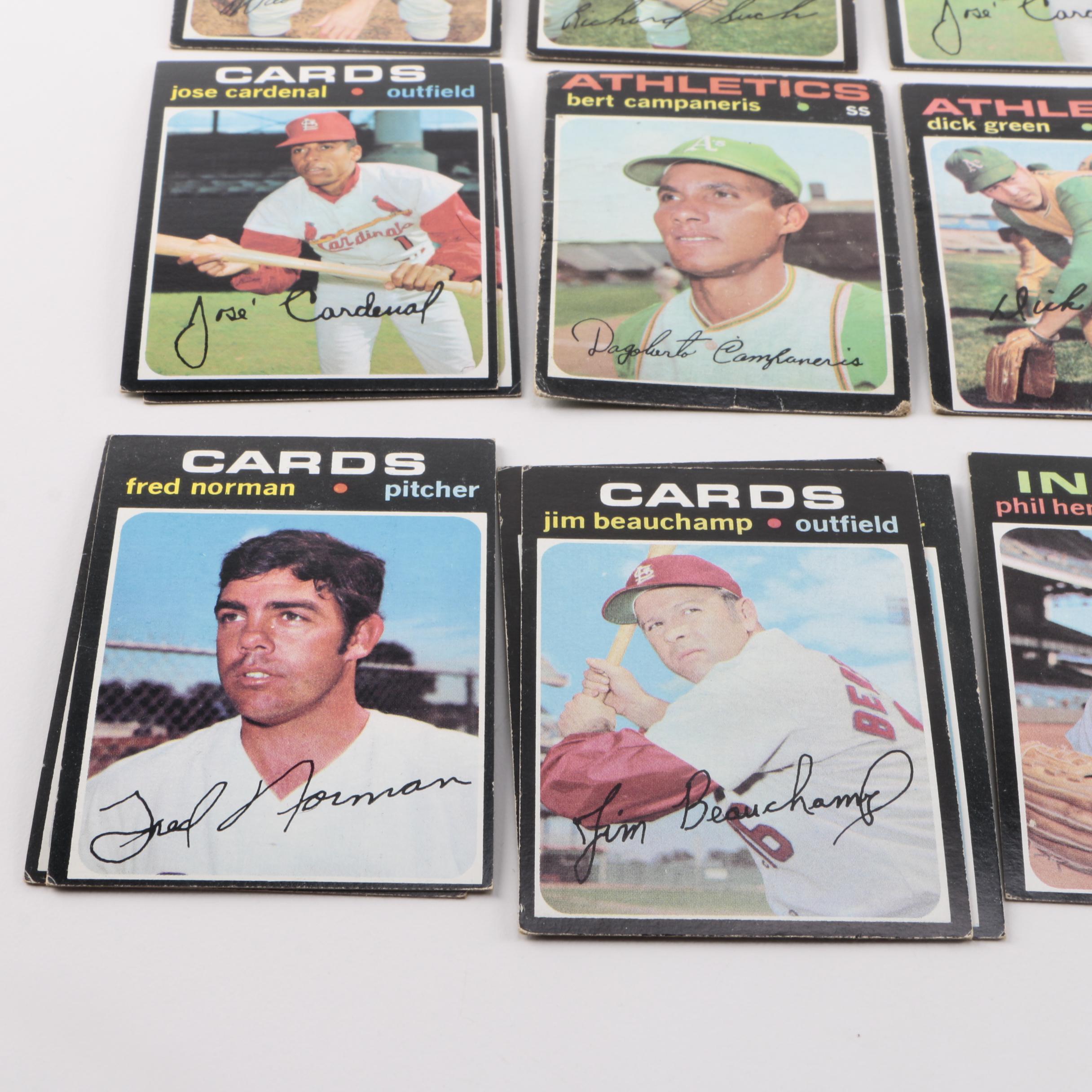 Collection of 1971 Topps Baseball Cards