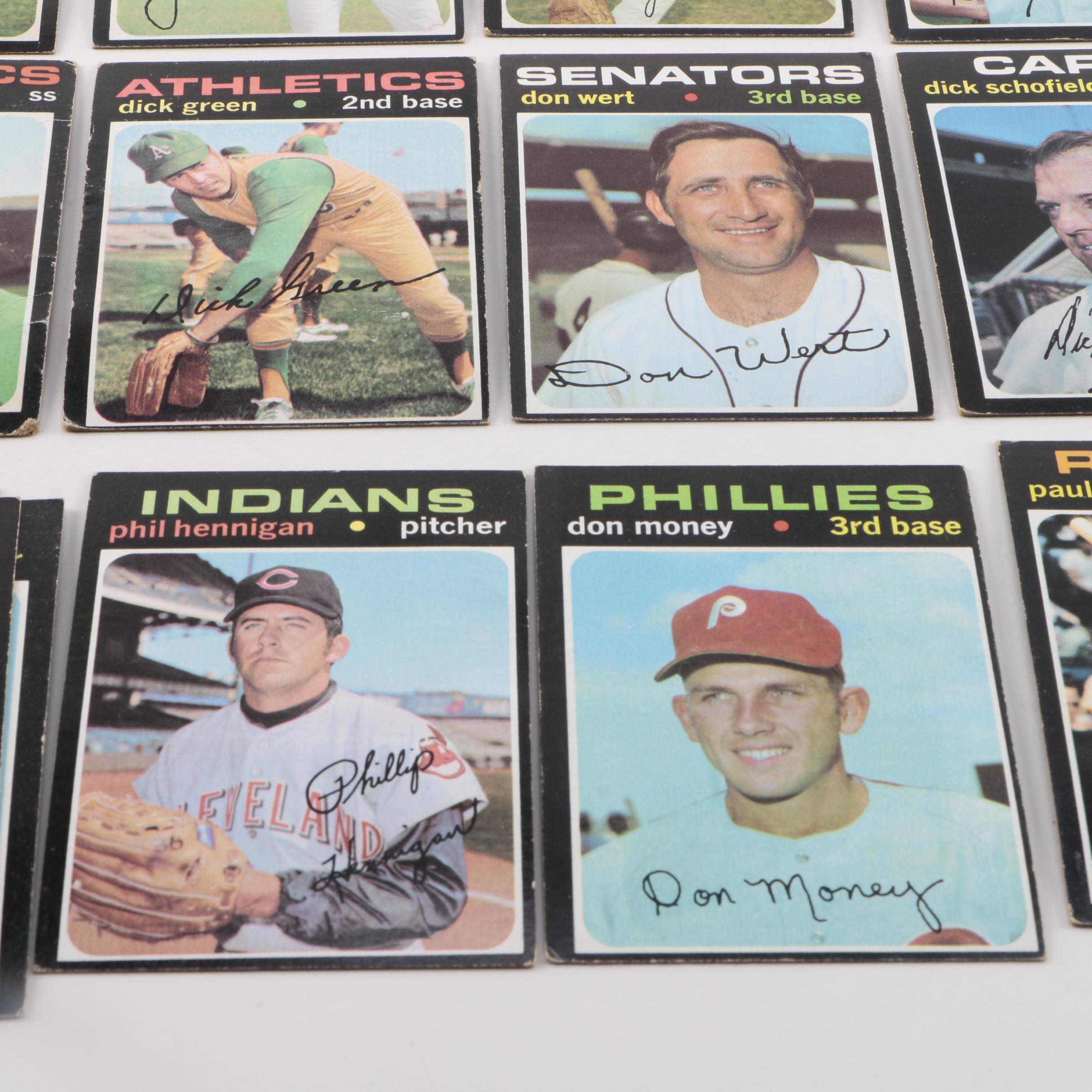 Collection of 1971 Topps Baseball Cards