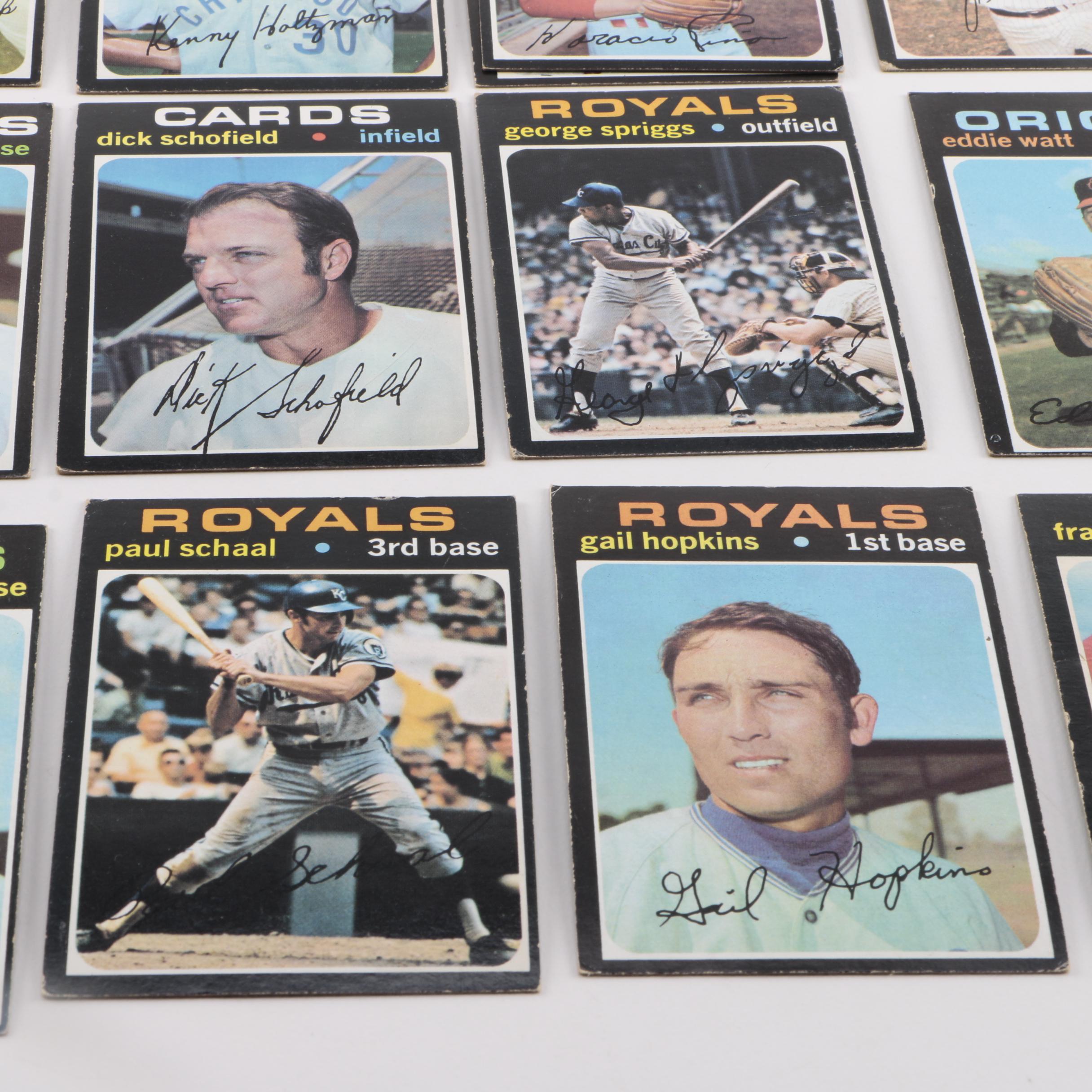 Collection of 1971 Topps Baseball Cards
