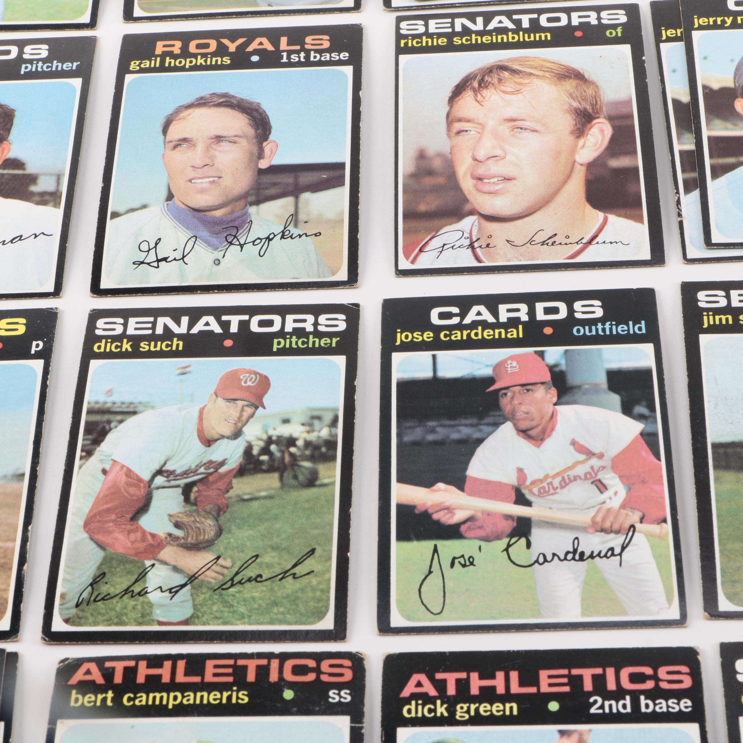 Collection of 1971 Topps Baseball Cards