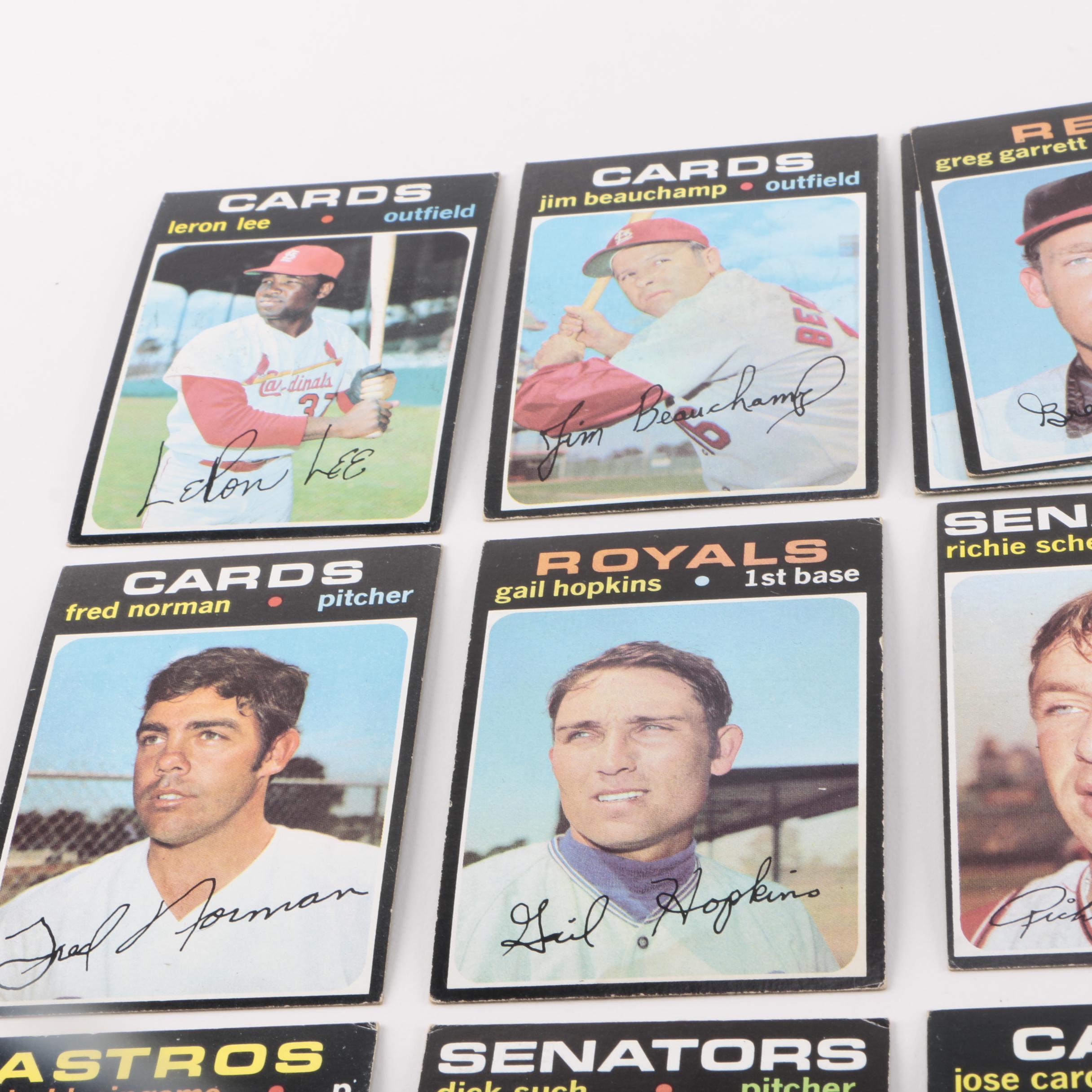 Collection of 1971 Topps Baseball Cards