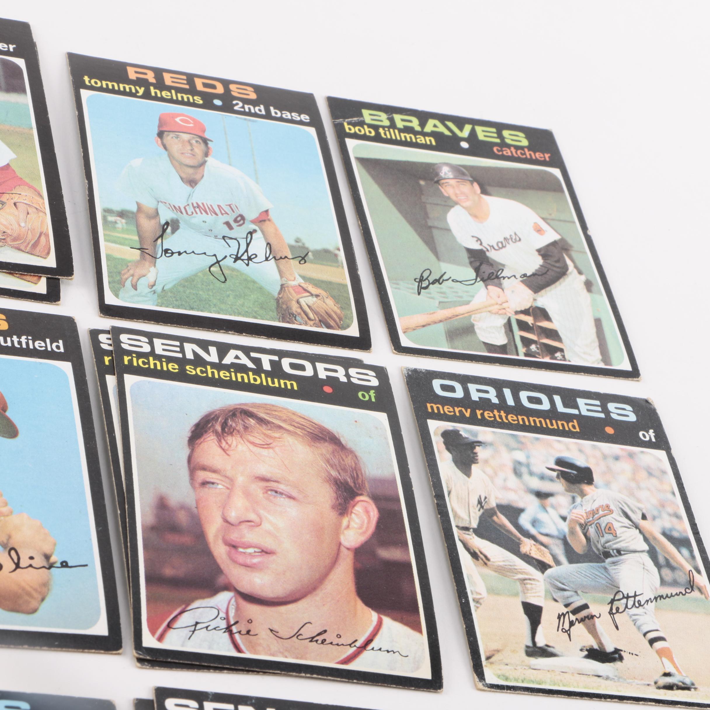 Collection of 1971 Topps Baseball Cards