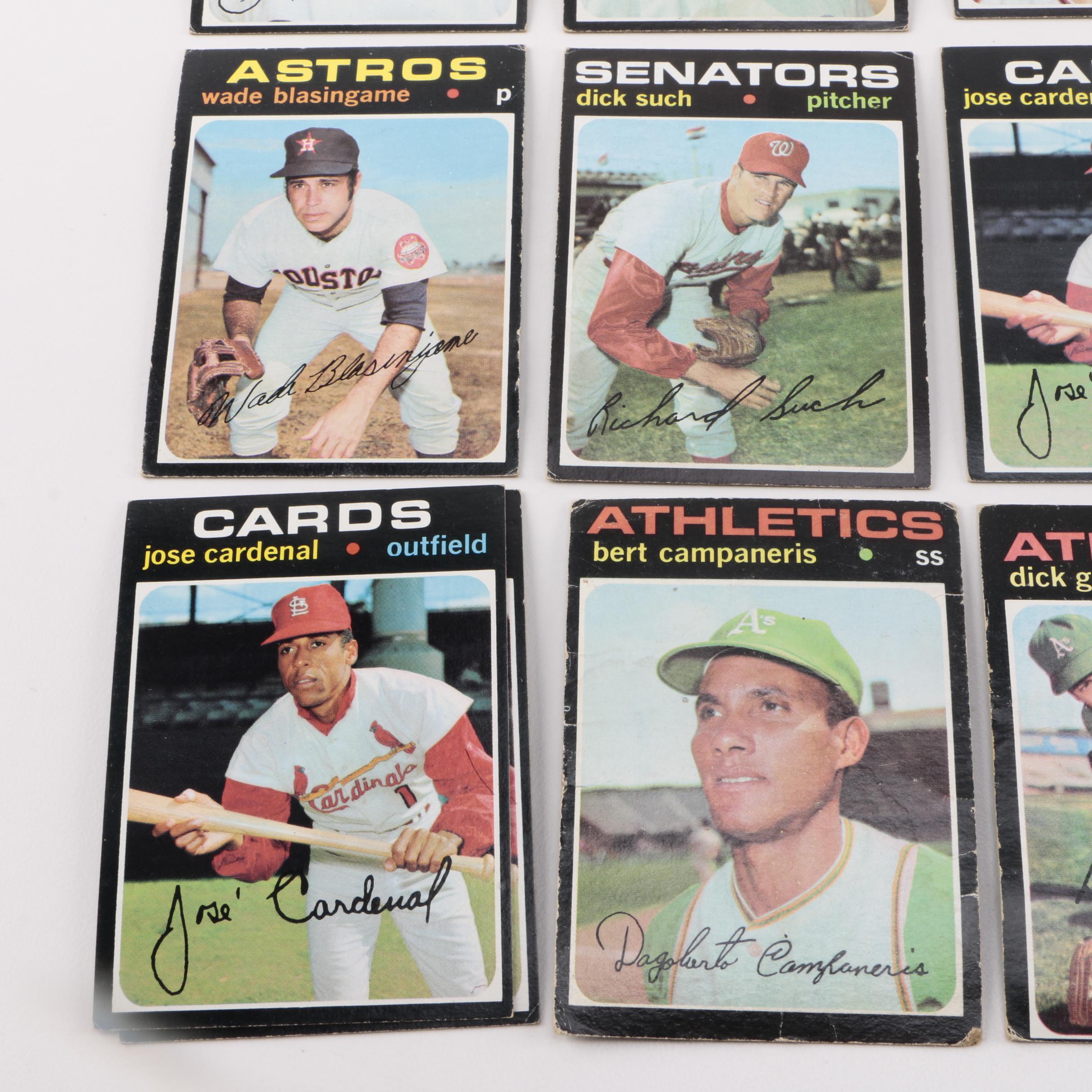 Collection of 1971 Topps Baseball Cards