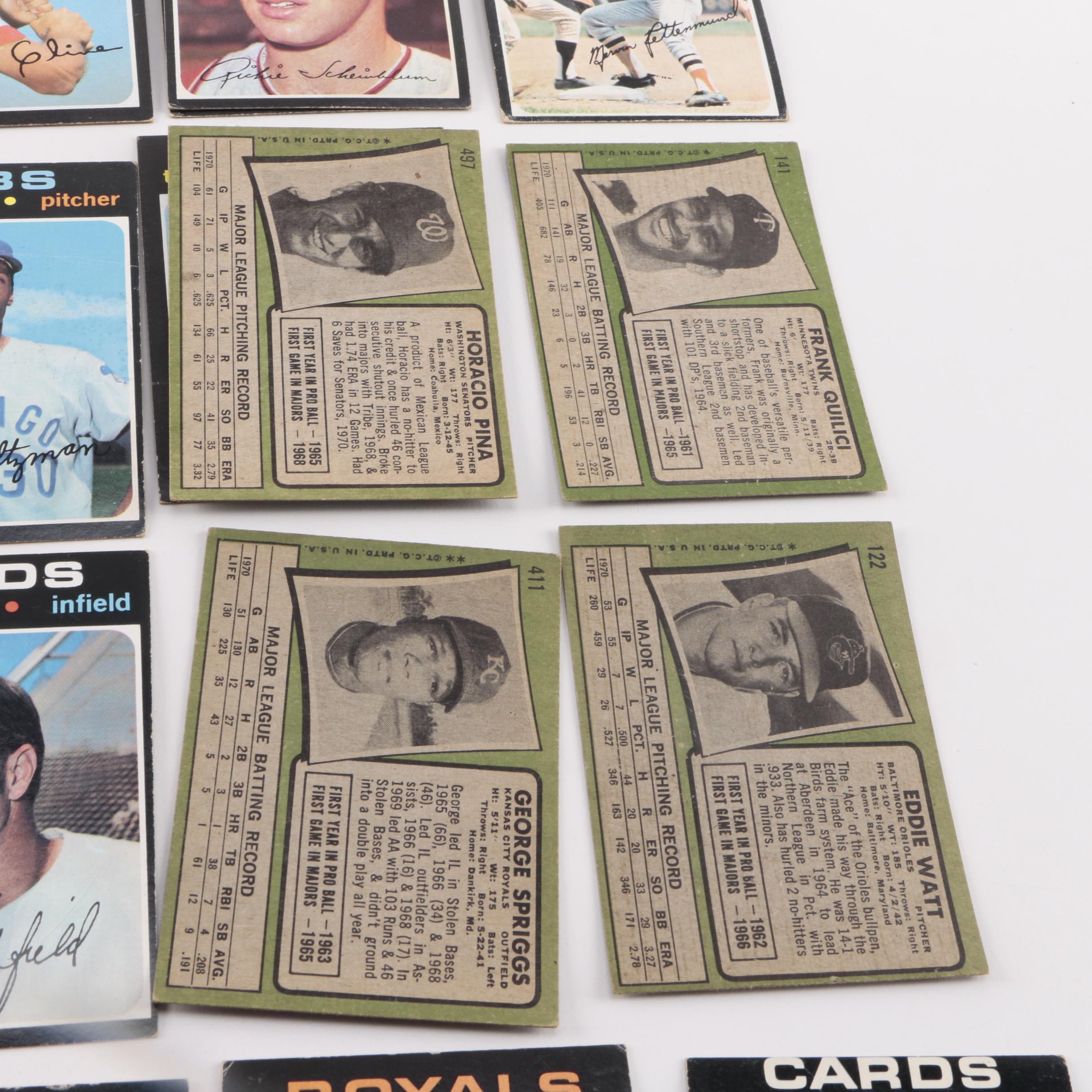 Collection of 1971 Topps Baseball Cards