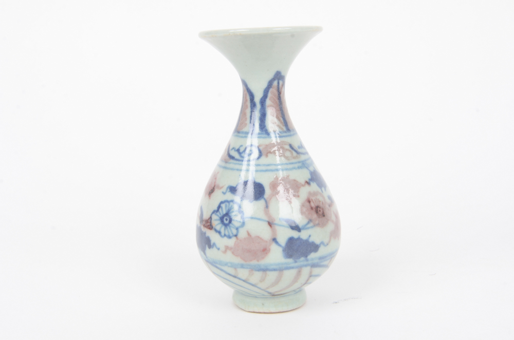 Three Antique Chinese Bud Vases