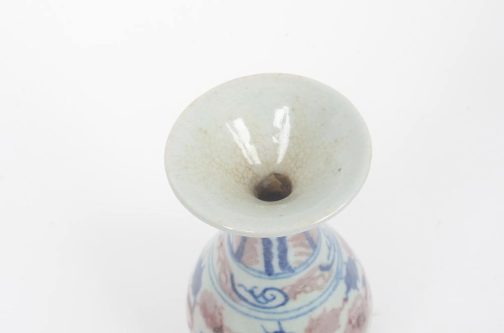 Three Antique Chinese Bud Vases