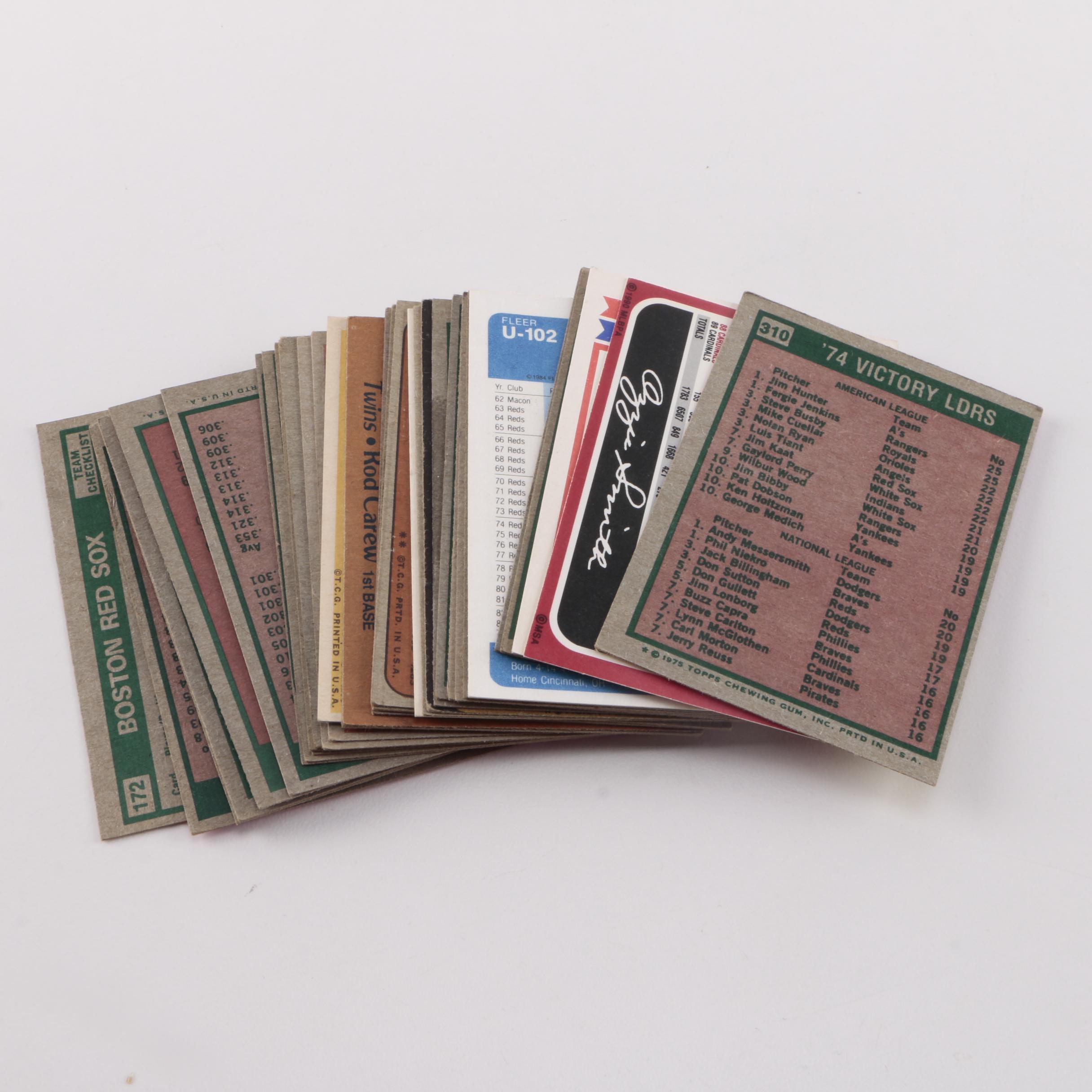 Collection of 1970s Baseball Cards