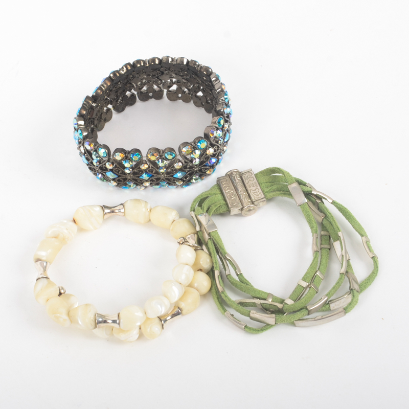 Bracelets Including Sterling Elements