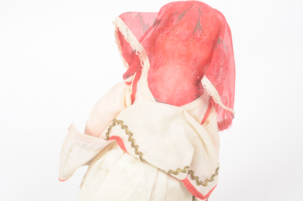 Plastic Dolls with Slavic Style Clothing