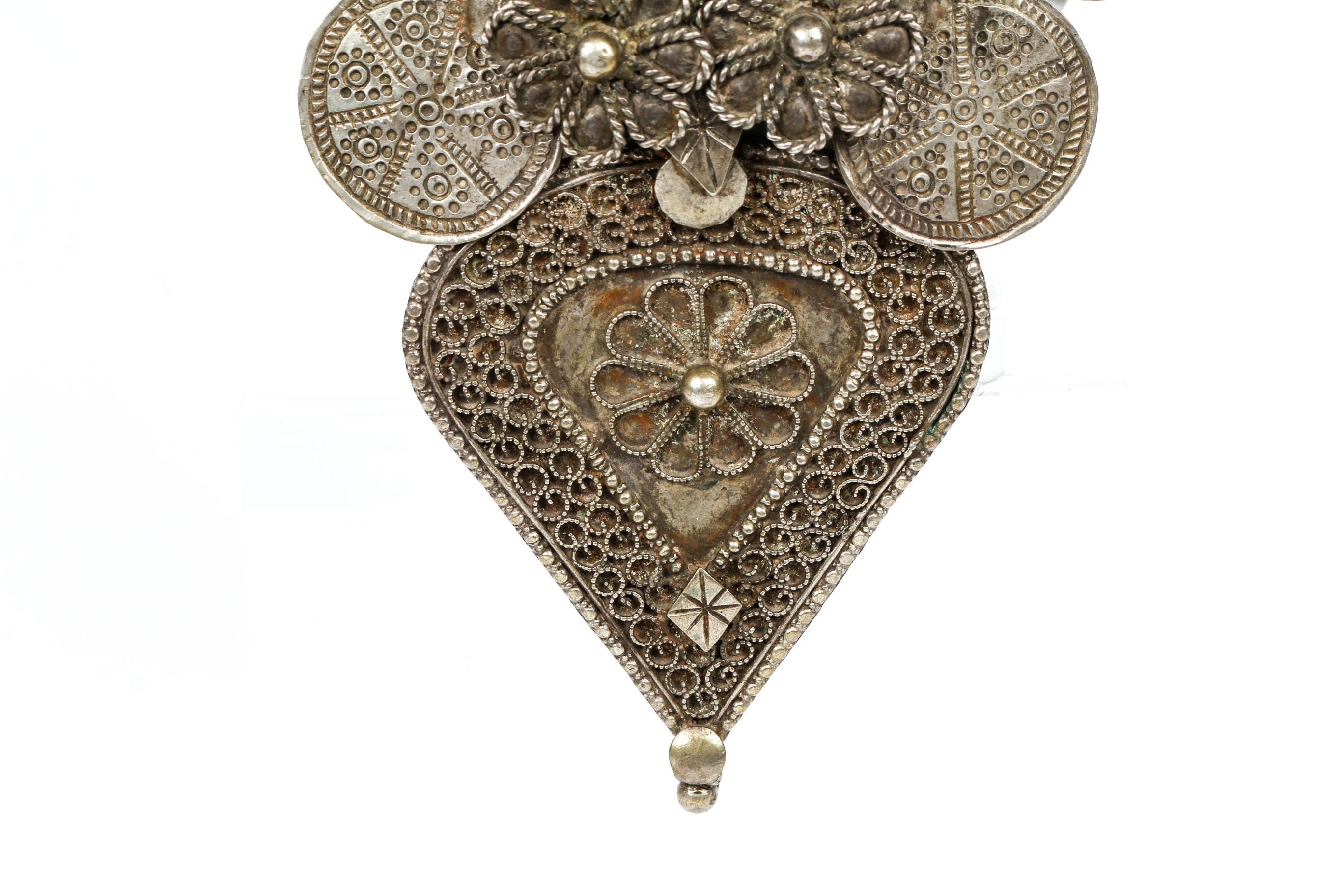 Sterling Silver Kashmir Statement Necklace