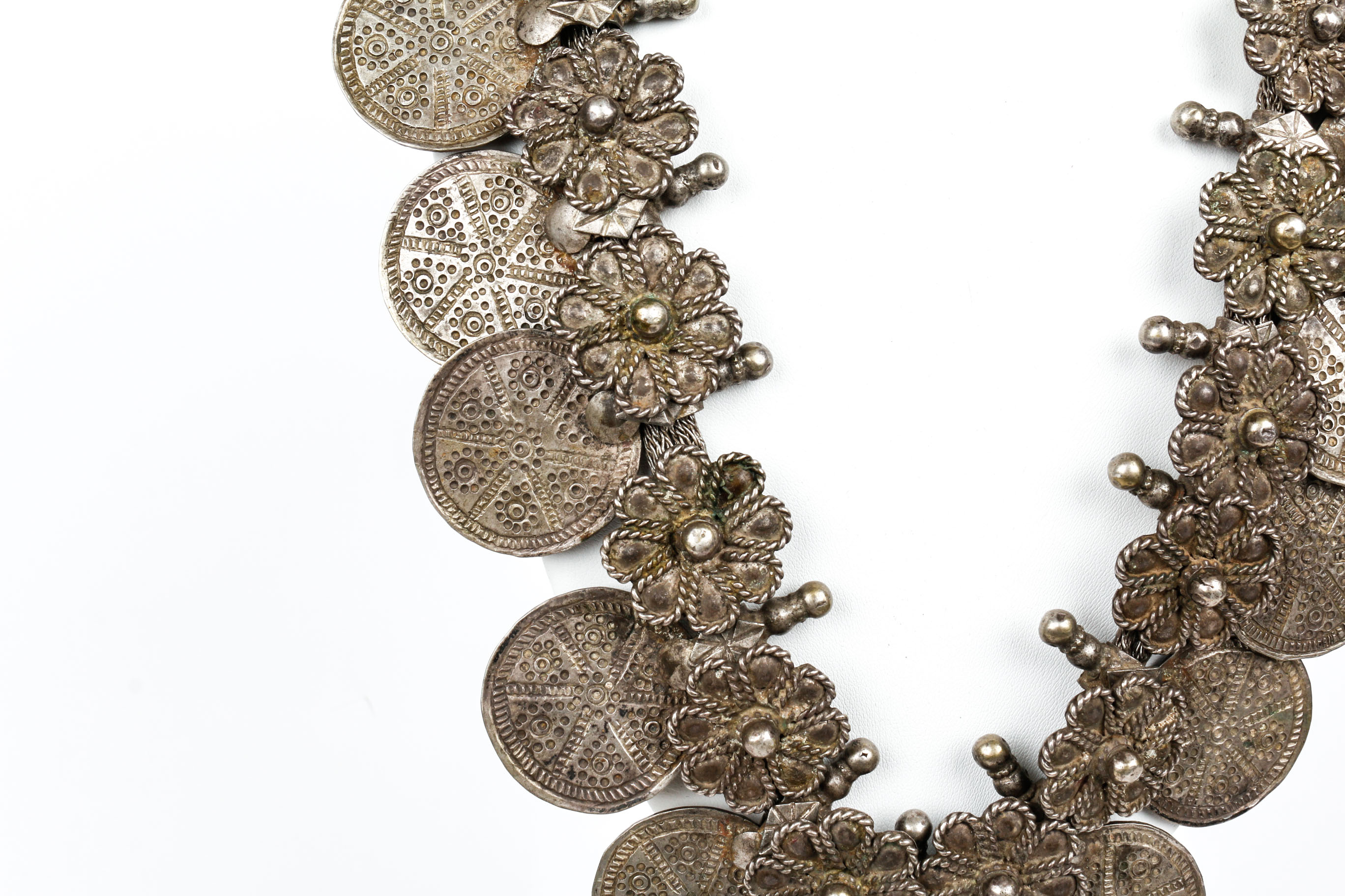 Sterling Silver Kashmir Statement Necklace
