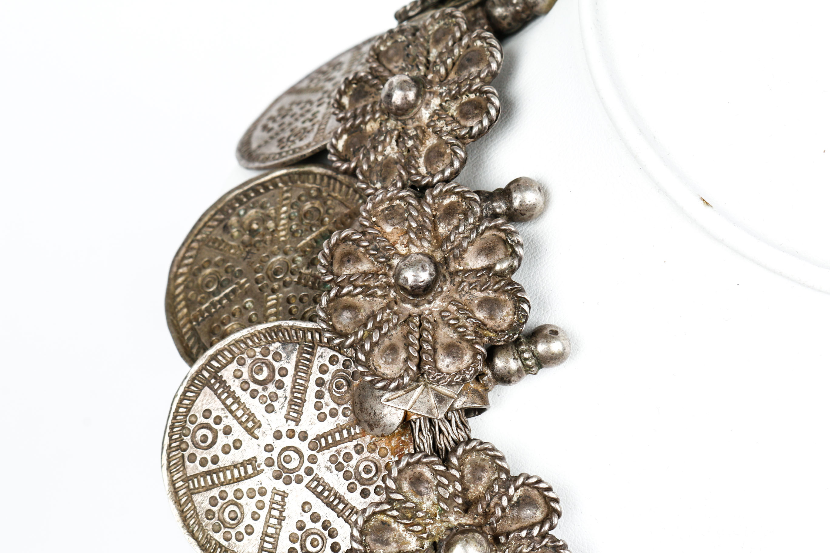 Sterling Silver Kashmir Statement Necklace