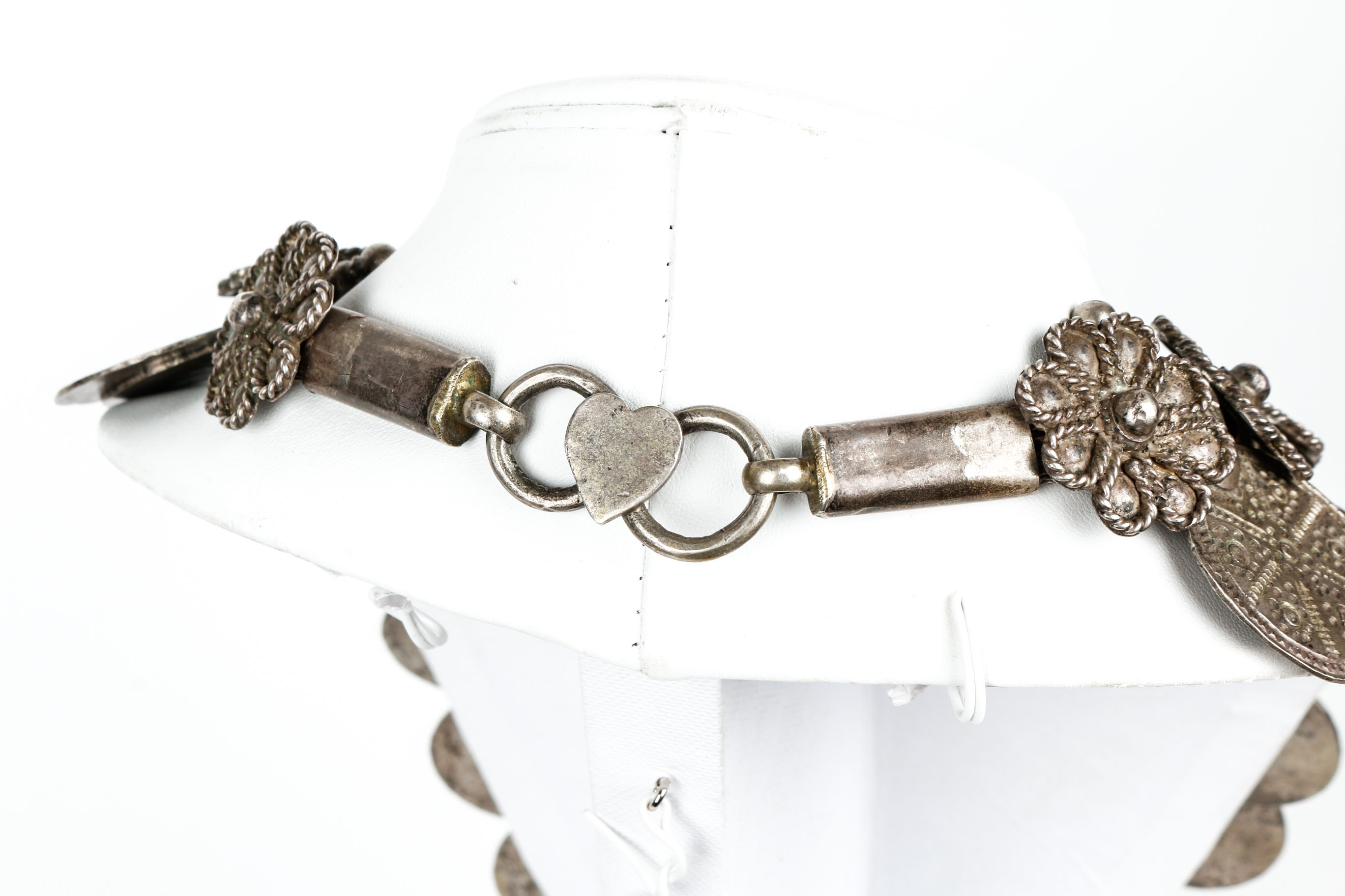 Sterling Silver Kashmir Statement Necklace