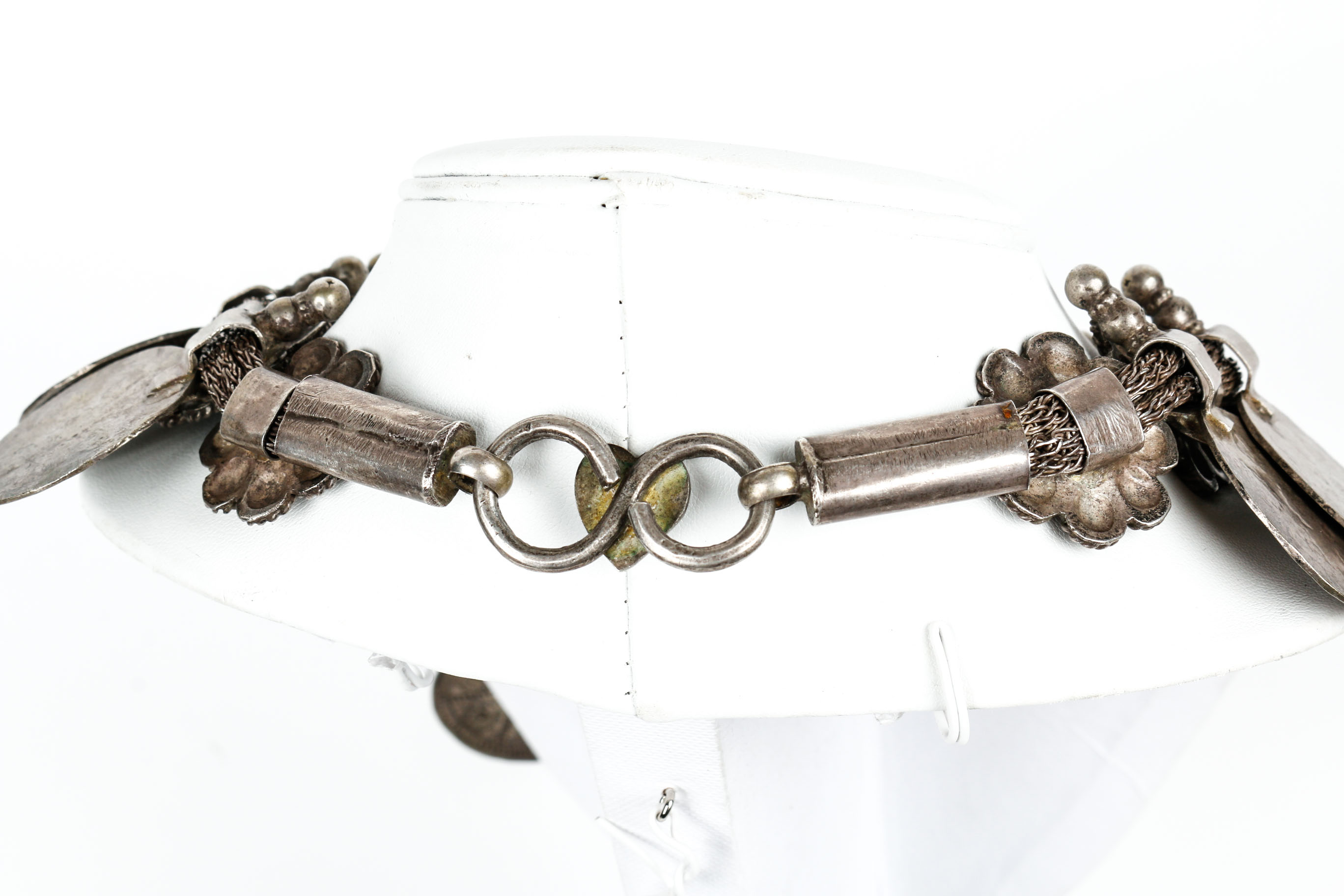 Sterling Silver Kashmir Statement Necklace