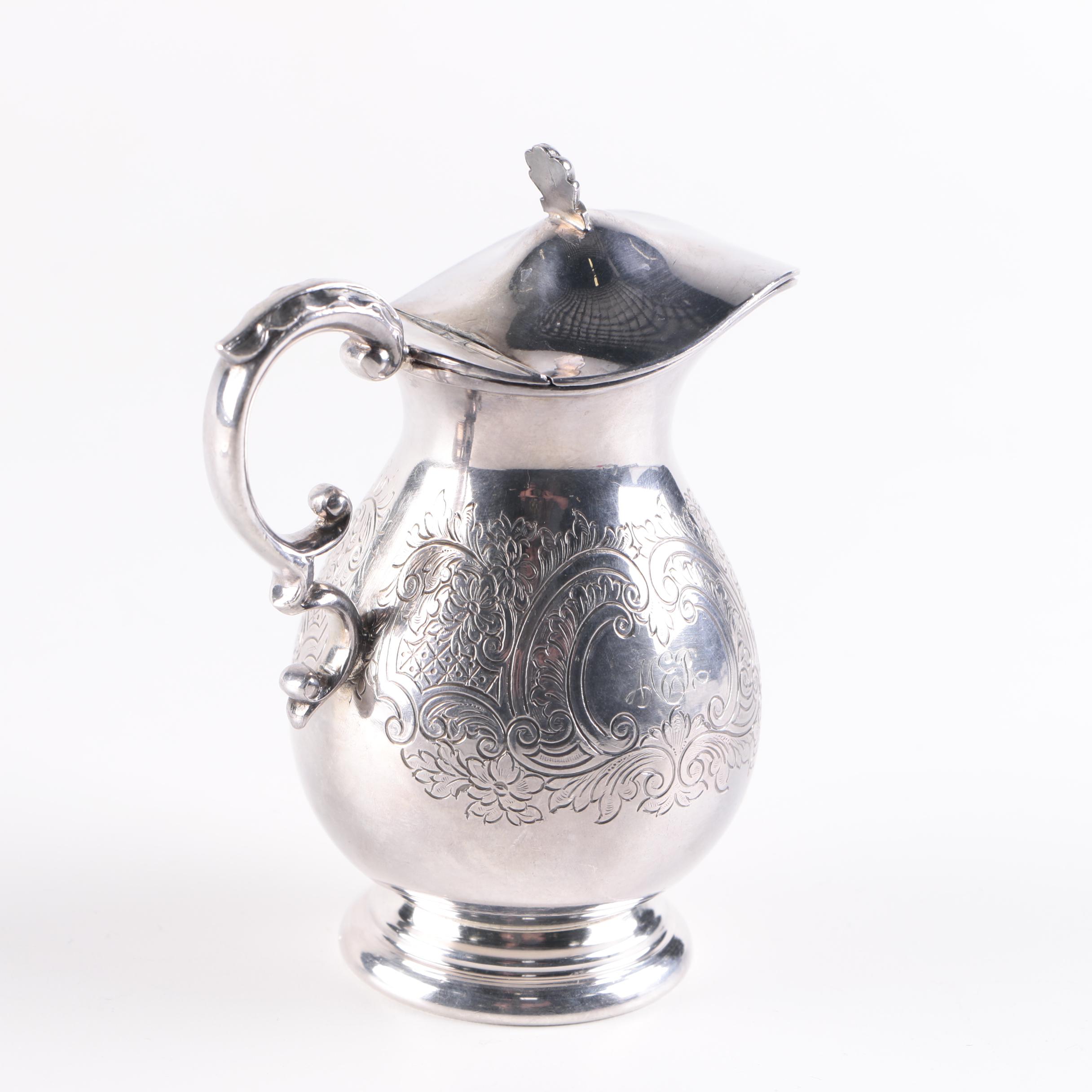 Barker Brothers English Silver Plate Creamer and Saucer