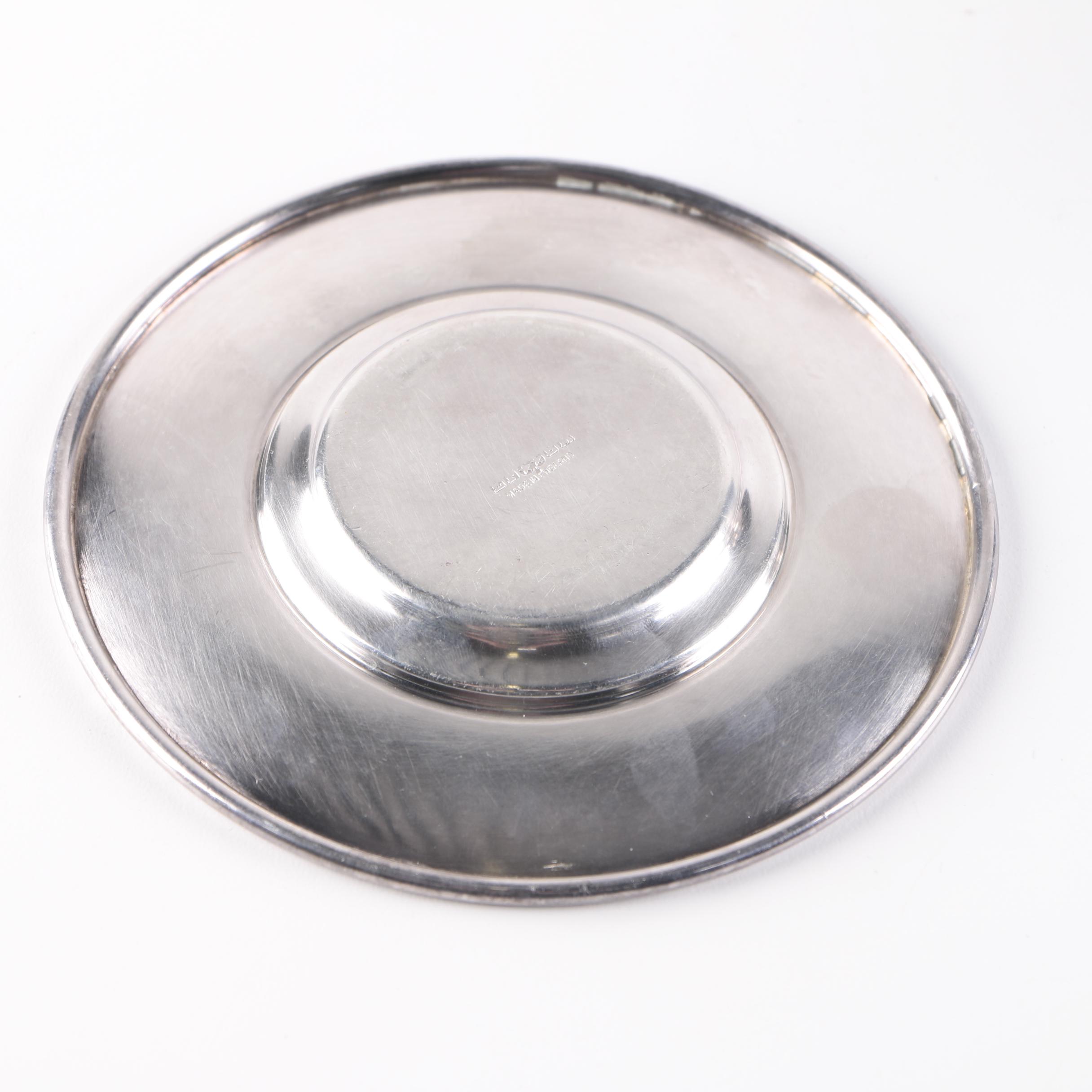 Barker Brothers English Silver Plate Creamer and Saucer